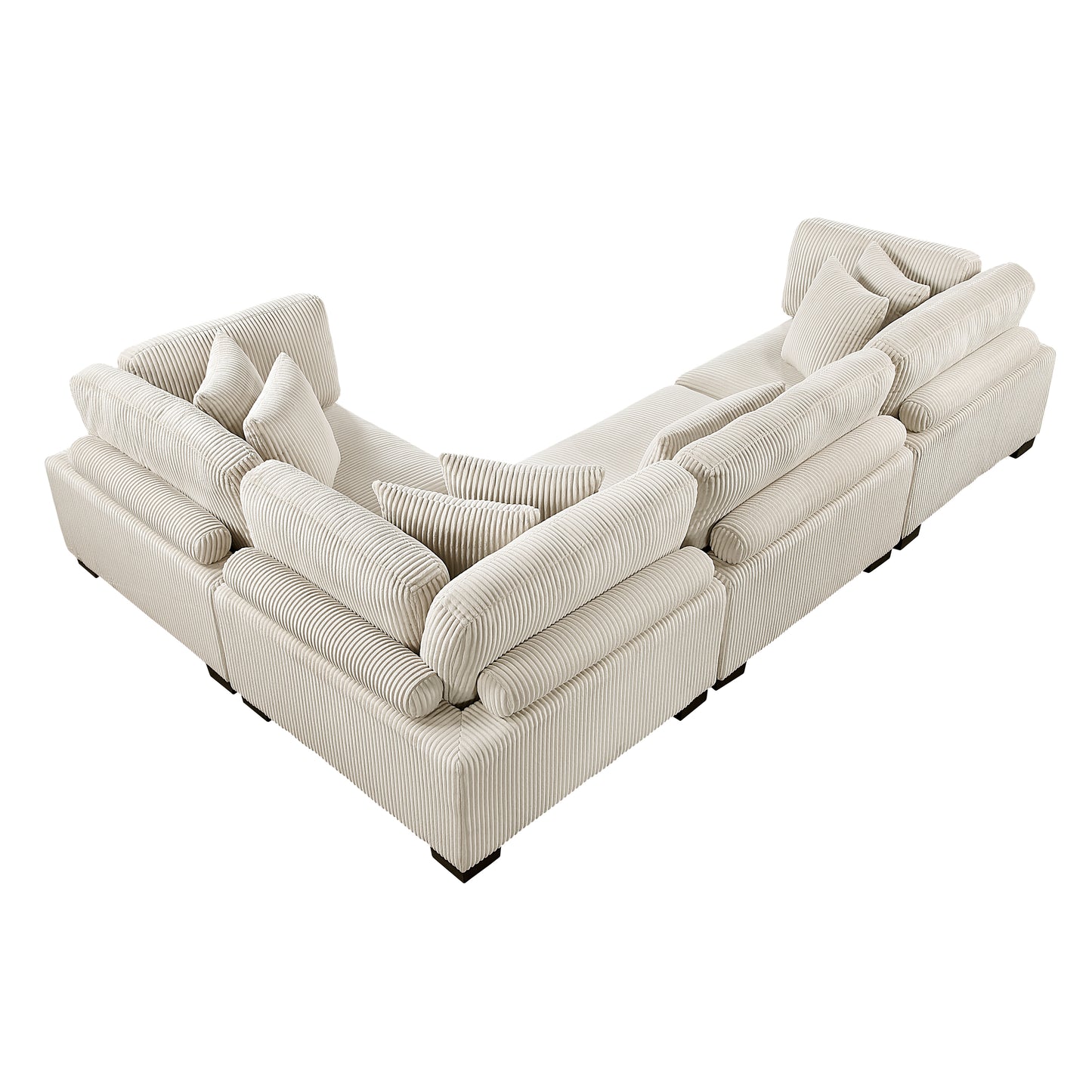 8555BE*3CRAC - (4)4-Piece Modular Sectional