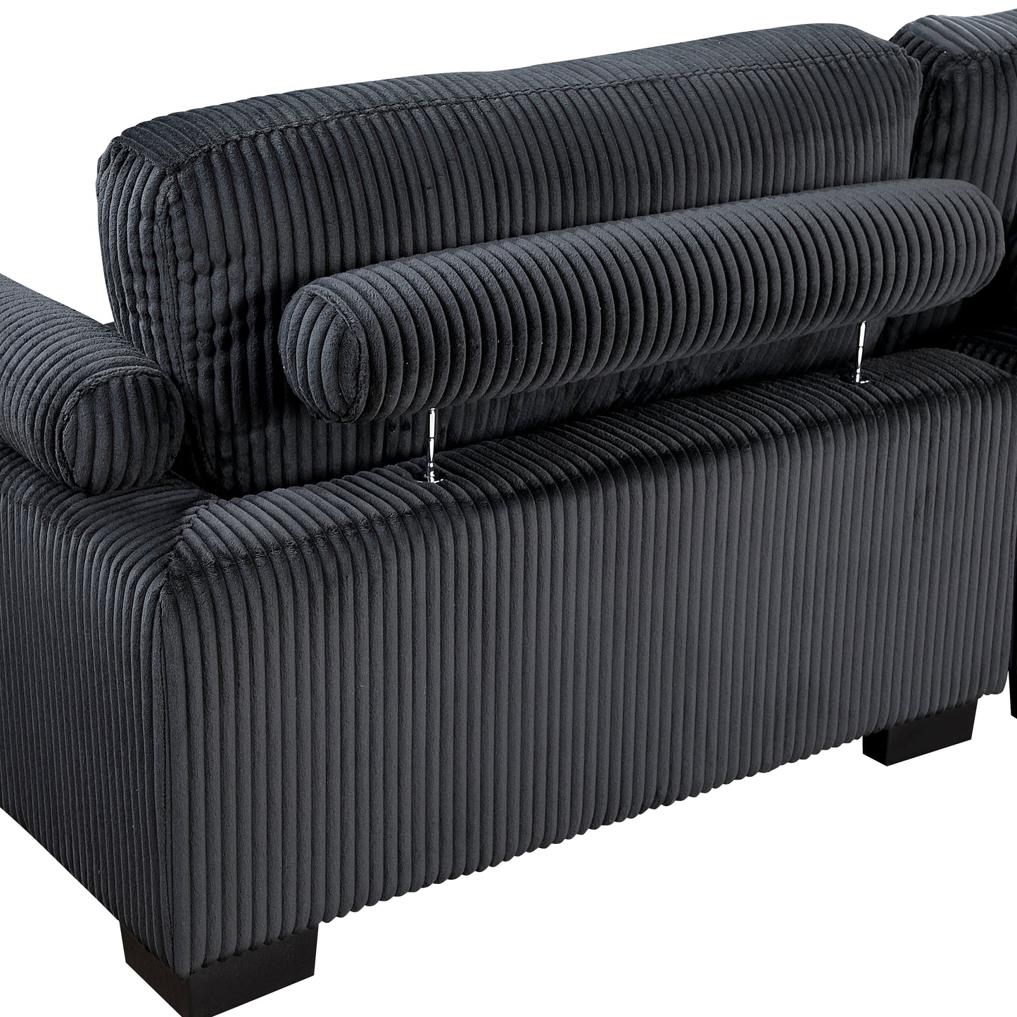 8555BK*2AC3CR - (5)5-Piece Modular Sectional