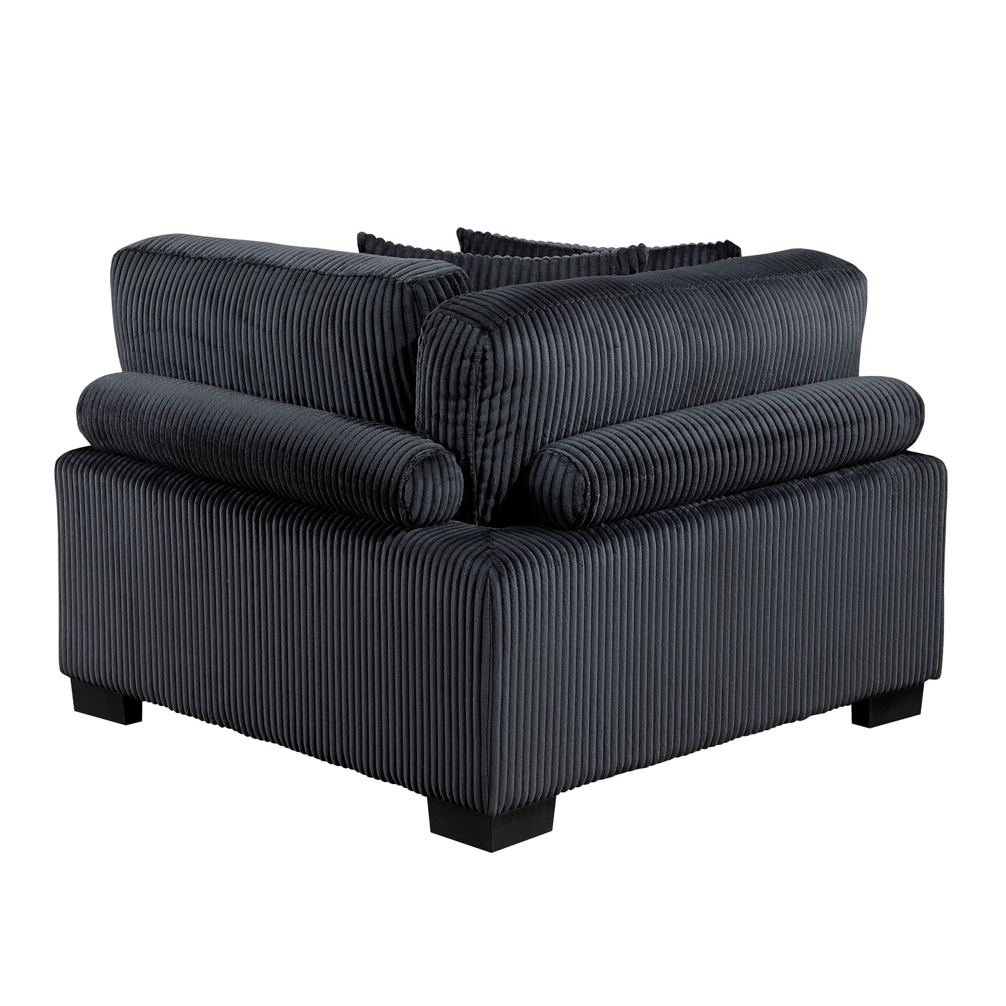 8555BK*CRACVCOT - (4)4-Piece Modular Sectional with Reversible Chaise and Ottoman