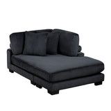 8555BK*CR2ACVC - (4)4-Piece Modular Sectional with Reversible Chaise