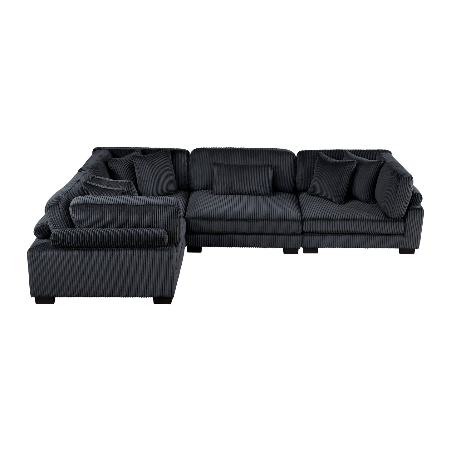 8555BK*3CRAC - (4)4-Piece Modular Sectional