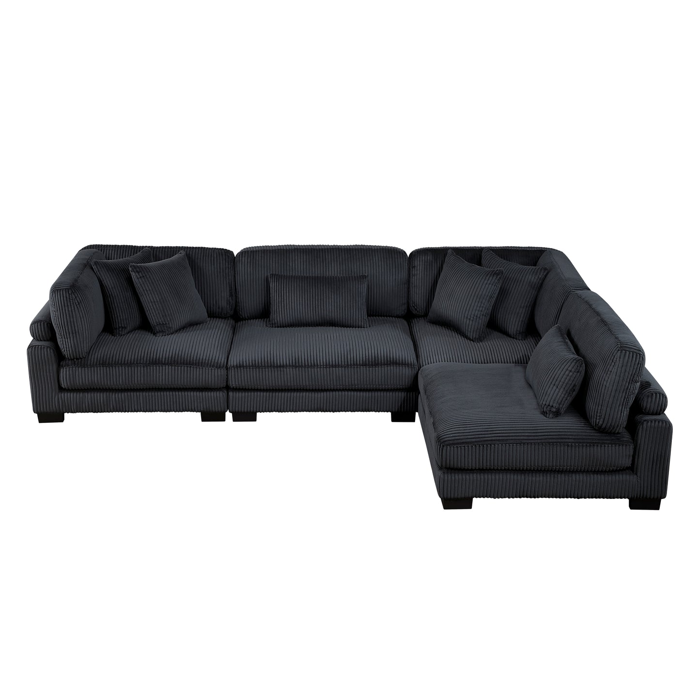 8555BK*4SC - (4)4-Piece Modular Sectional