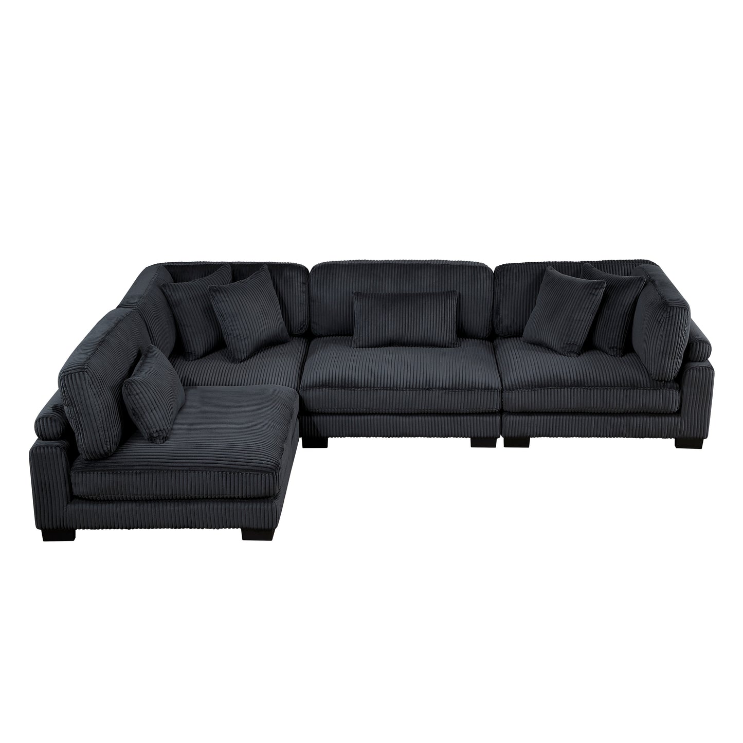 8555BK*4SC - (4)4-Piece Modular Sectional