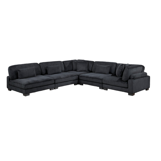8555BK*5SC - (5)5-Piece Modular Sectional