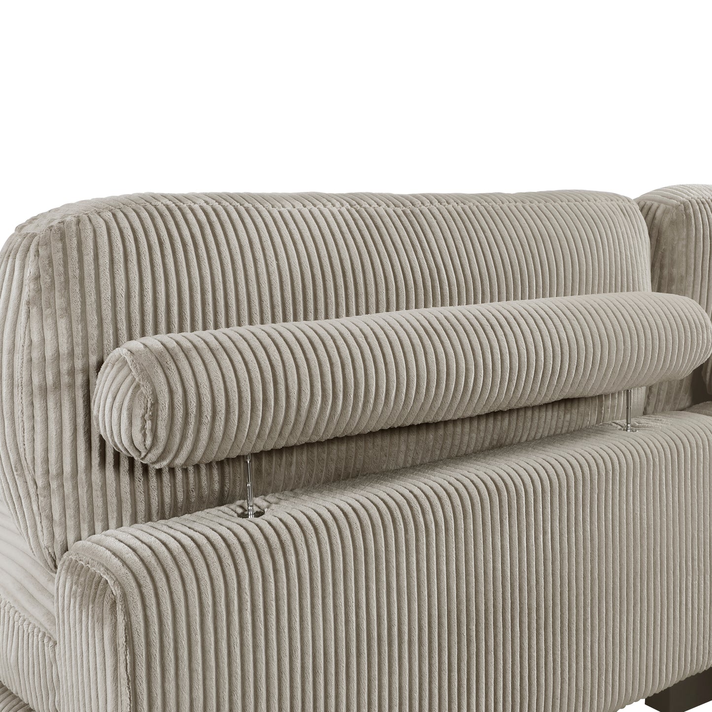 8555GB*CRACVCOT - (4)4-Piece Modular Sectional with Reversible Chaise and Ottoman
