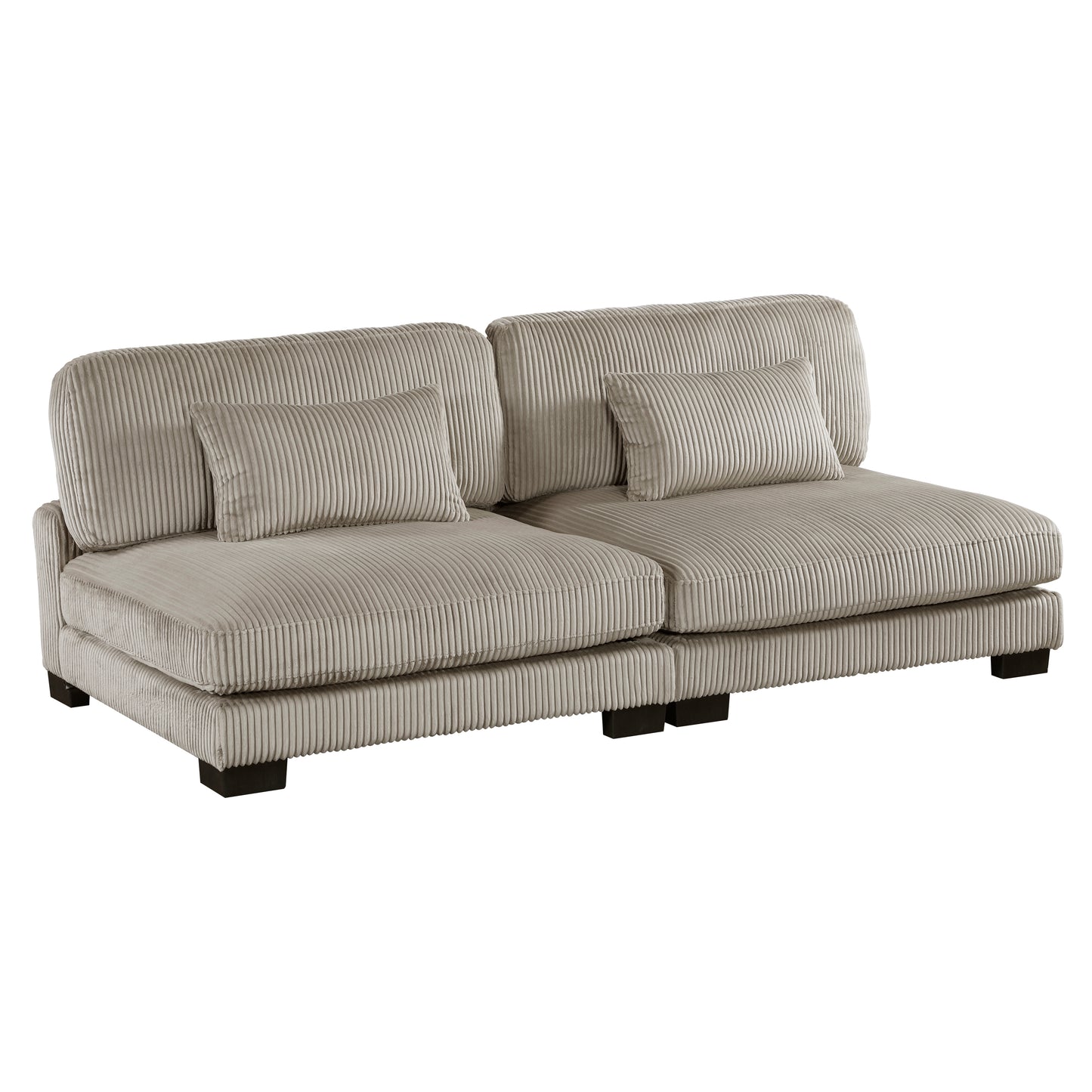 8555GB*2CR3ACVCOT - (7)7-Piece Modular Sectional with Reversible Chaise and Ottoman