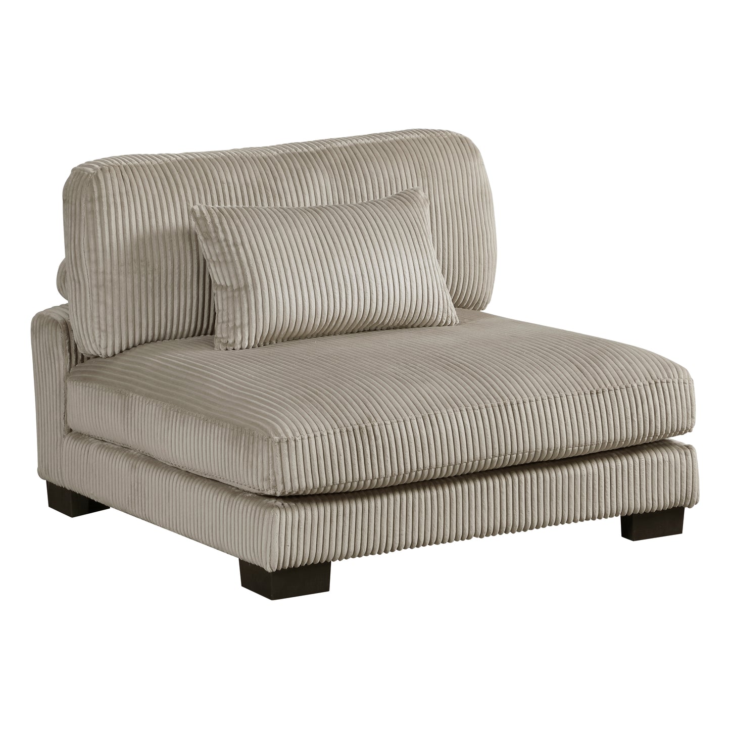 8555GB*CRACVCOT - (4)4-Piece Modular Sectional with Reversible Chaise and Ottoman