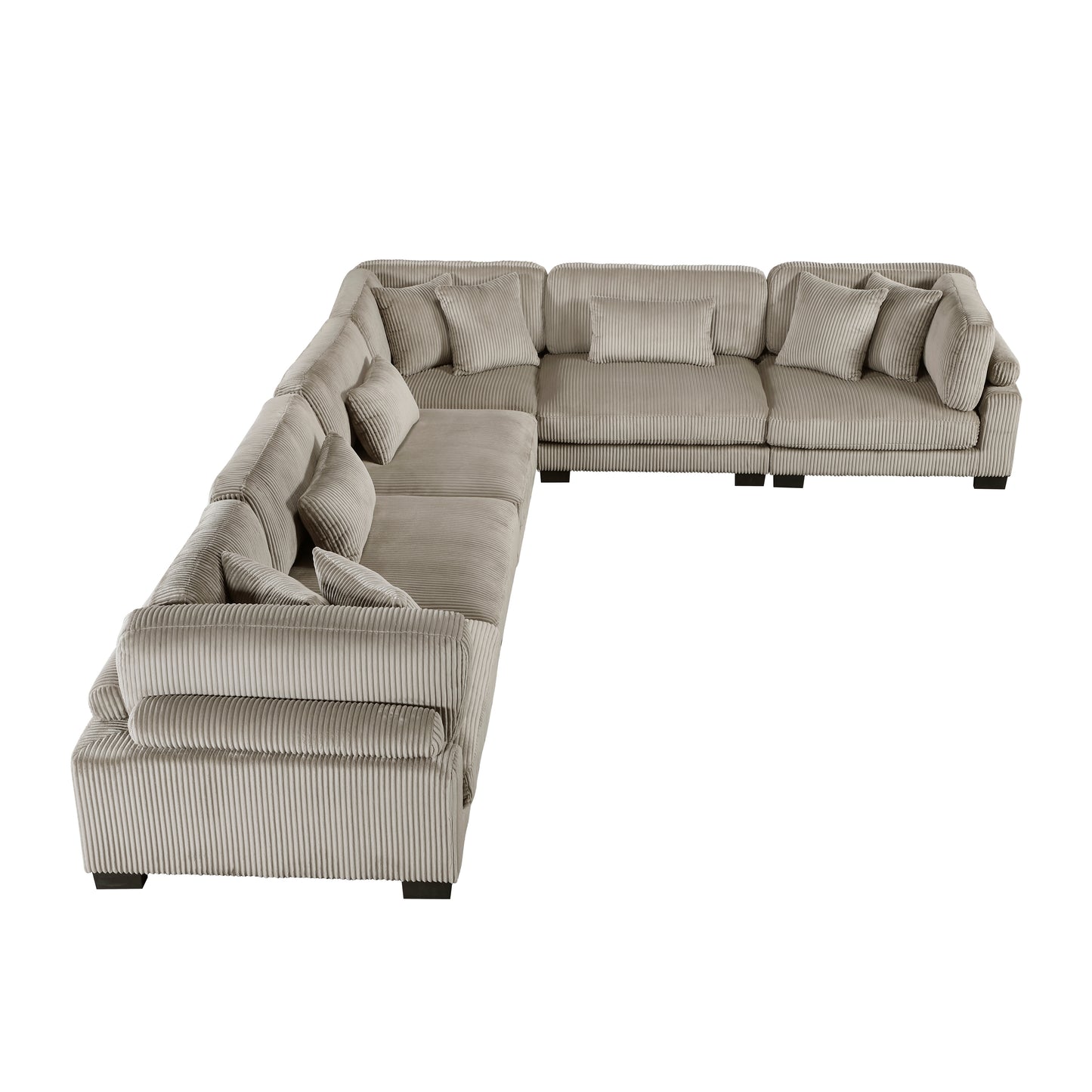 8555GB*3CR3AC - (6)6-Piece Modular Sectional