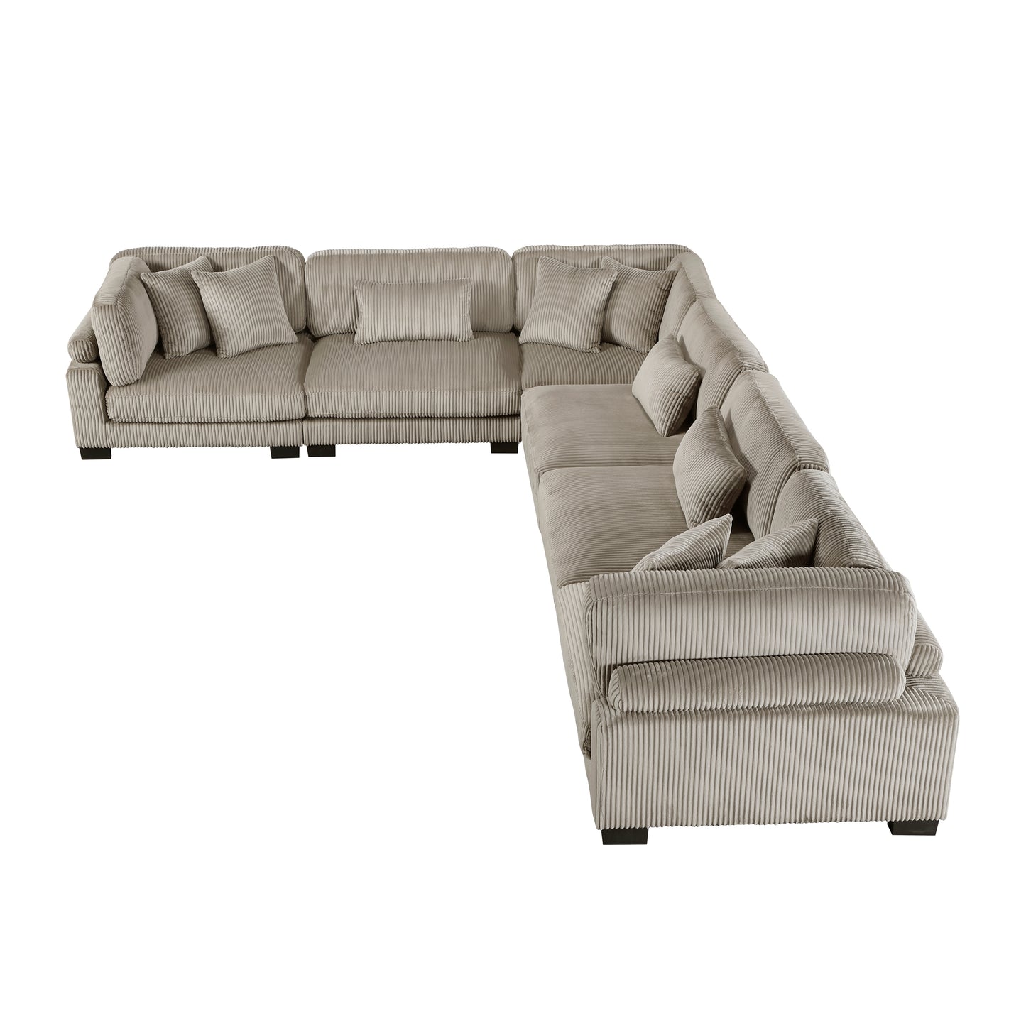 8555GB*3CR3AC - (6)6-Piece Modular Sectional