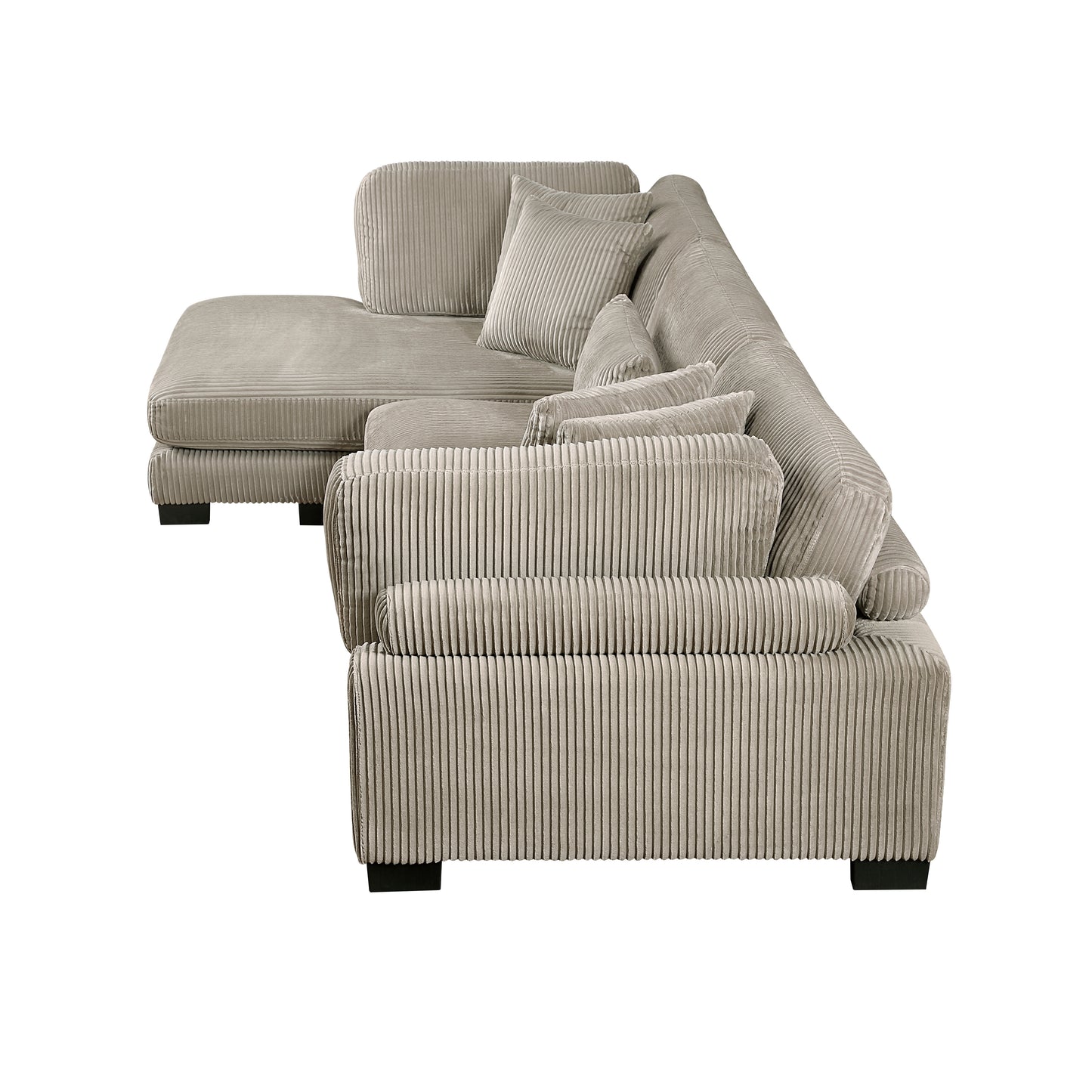 8555GB*CRACVC - (3)3-Piece Modular Sectional with Reversible Chaise