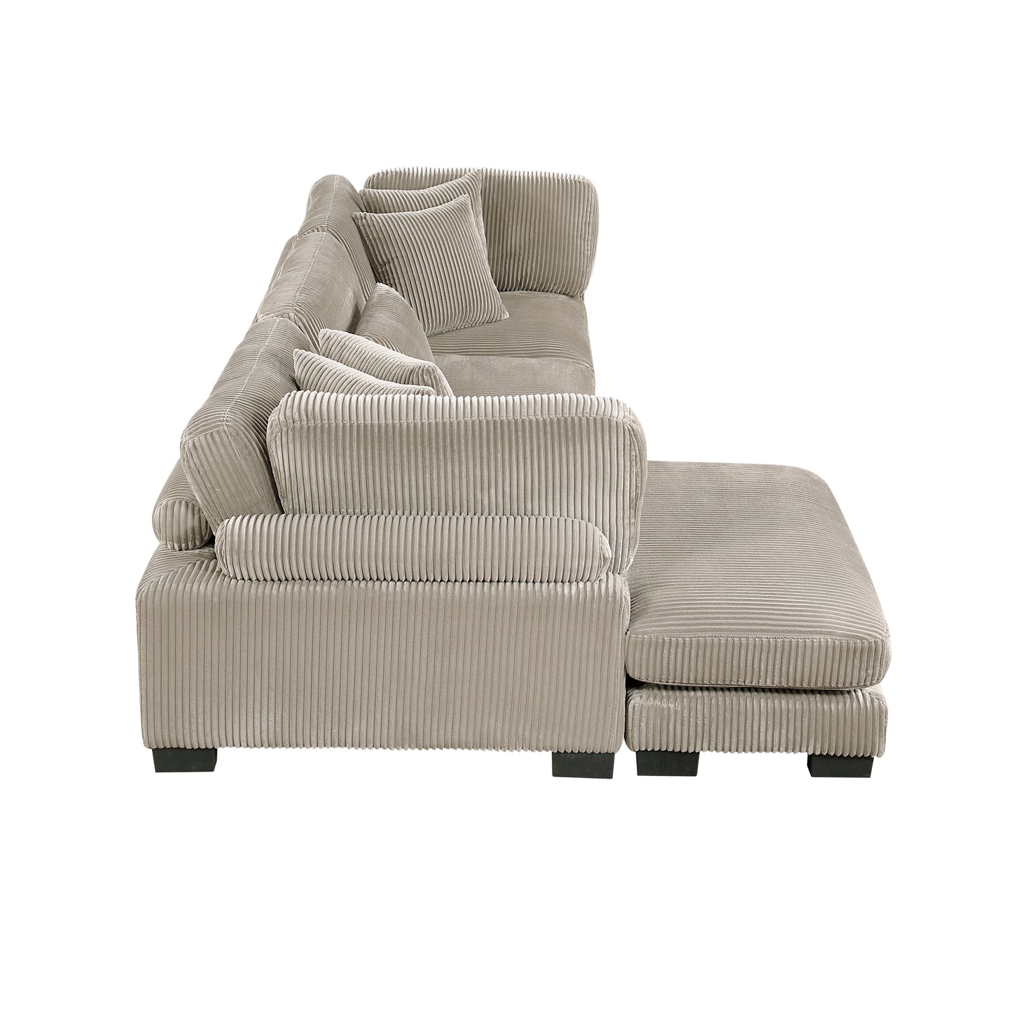 8555GB*CRACVC - (3)3-Piece Modular Sectional with Reversible Chaise