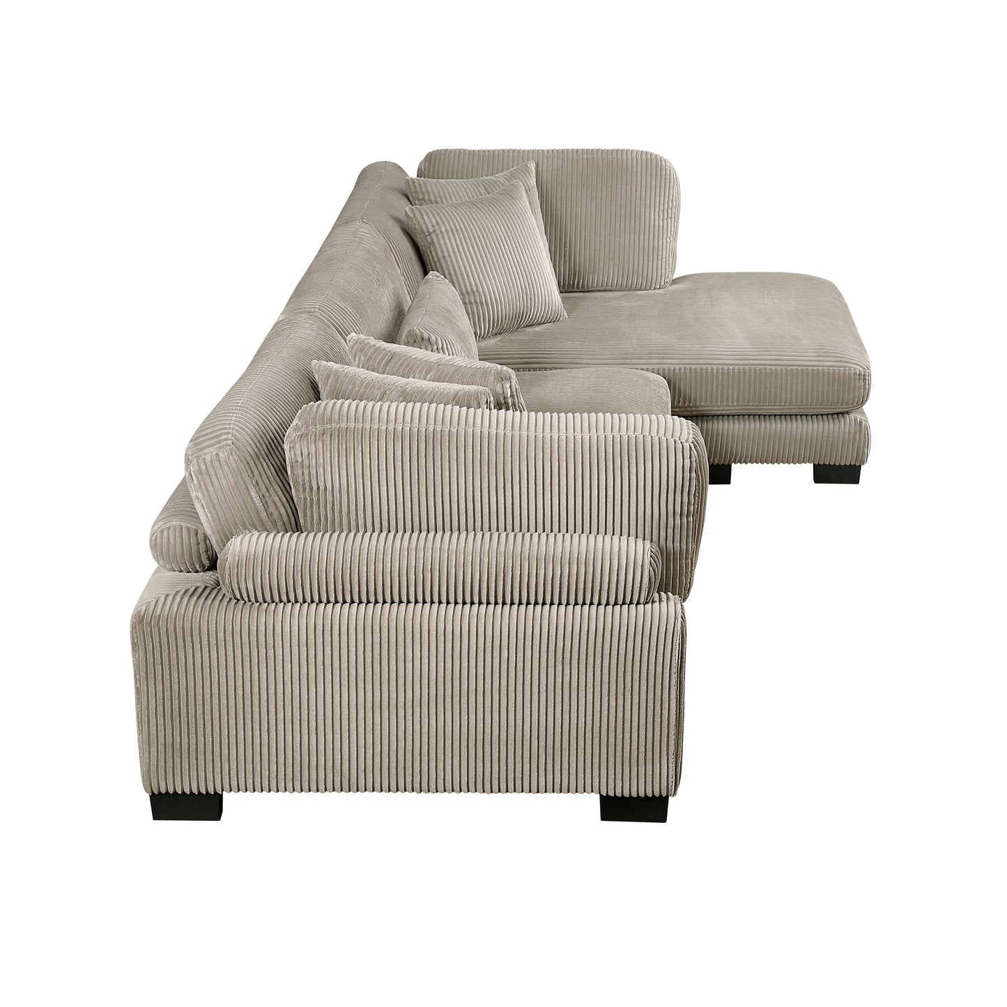 8555GB*CRACVC - (3)3-Piece Modular Sectional with Reversible Chaise