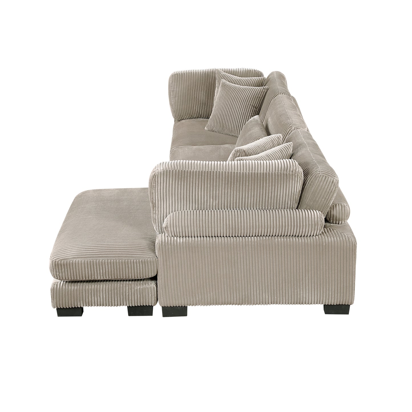 8555GB*CRACVC - (3)3-Piece Modular Sectional with Reversible Chaise