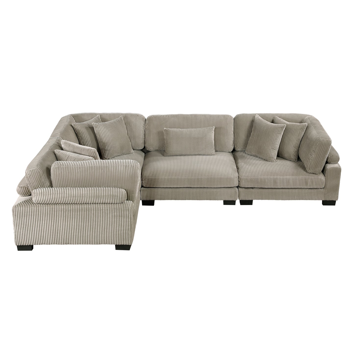 8555GB*3CRAC - (4)4-Piece Modular Sectional