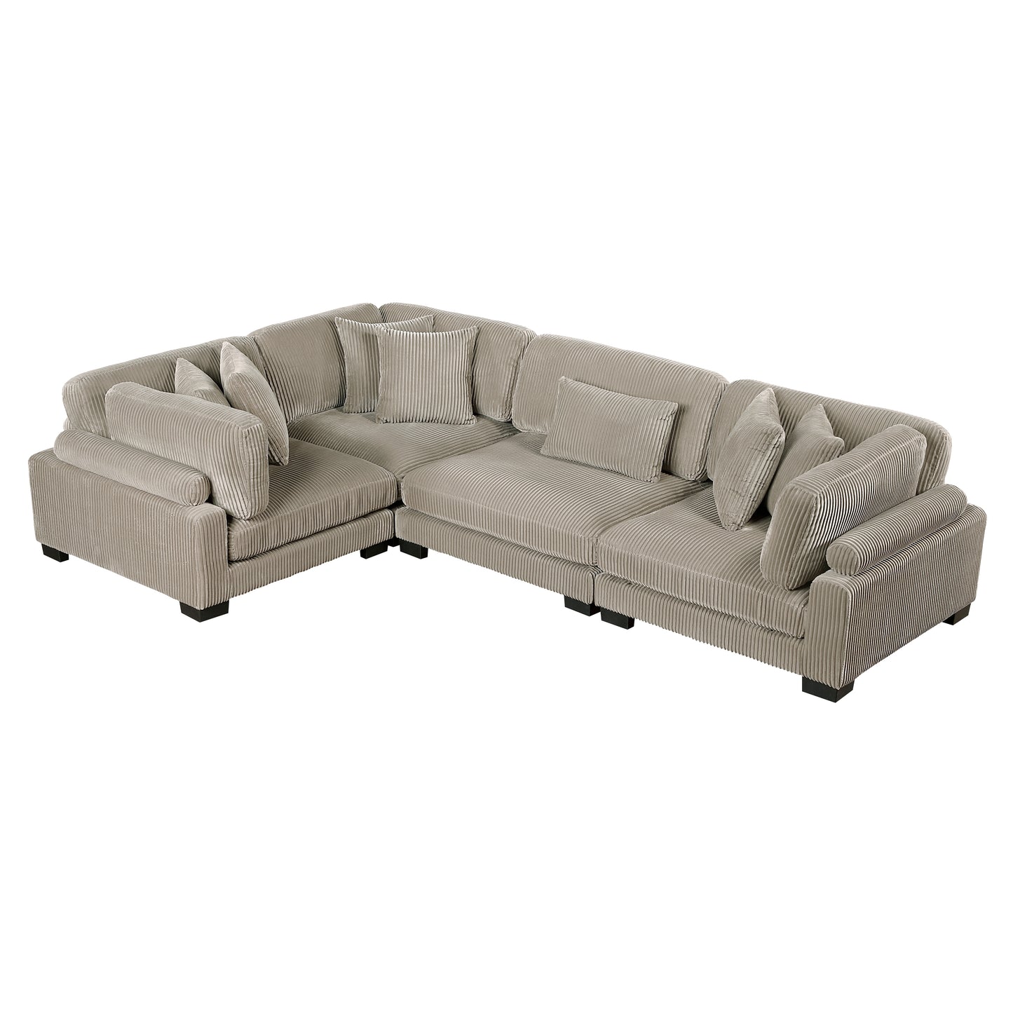8555GB*3CRAC - (4)4-Piece Modular Sectional