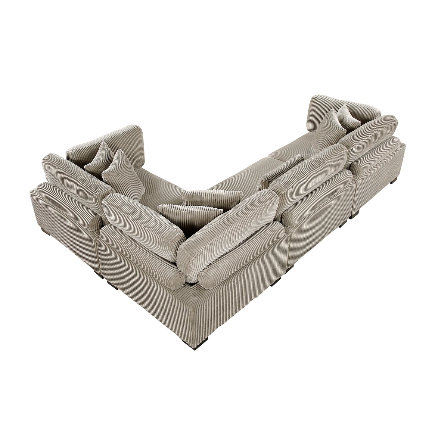8555GB*3CRAC - (4)4-Piece Modular Sectional
