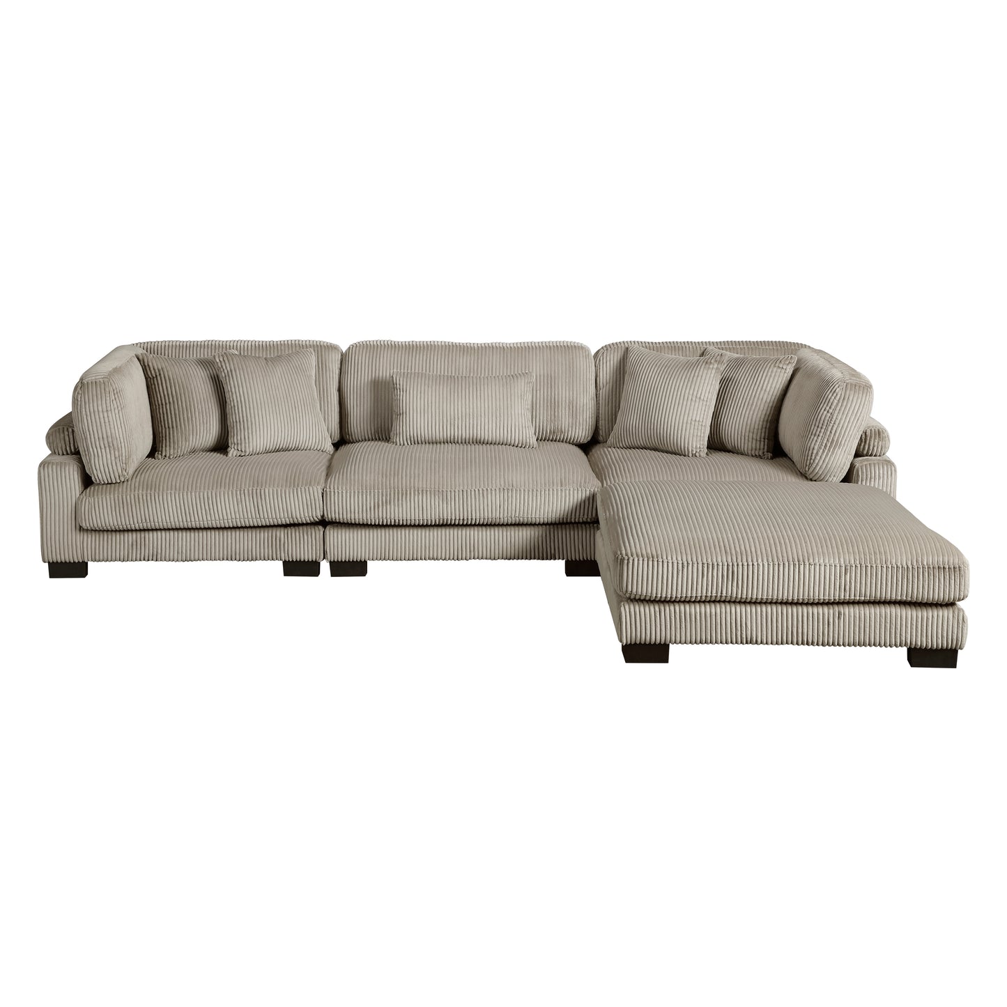 8555GB*4OT - (4)4-Piece Modular Sectional with Ottoman
