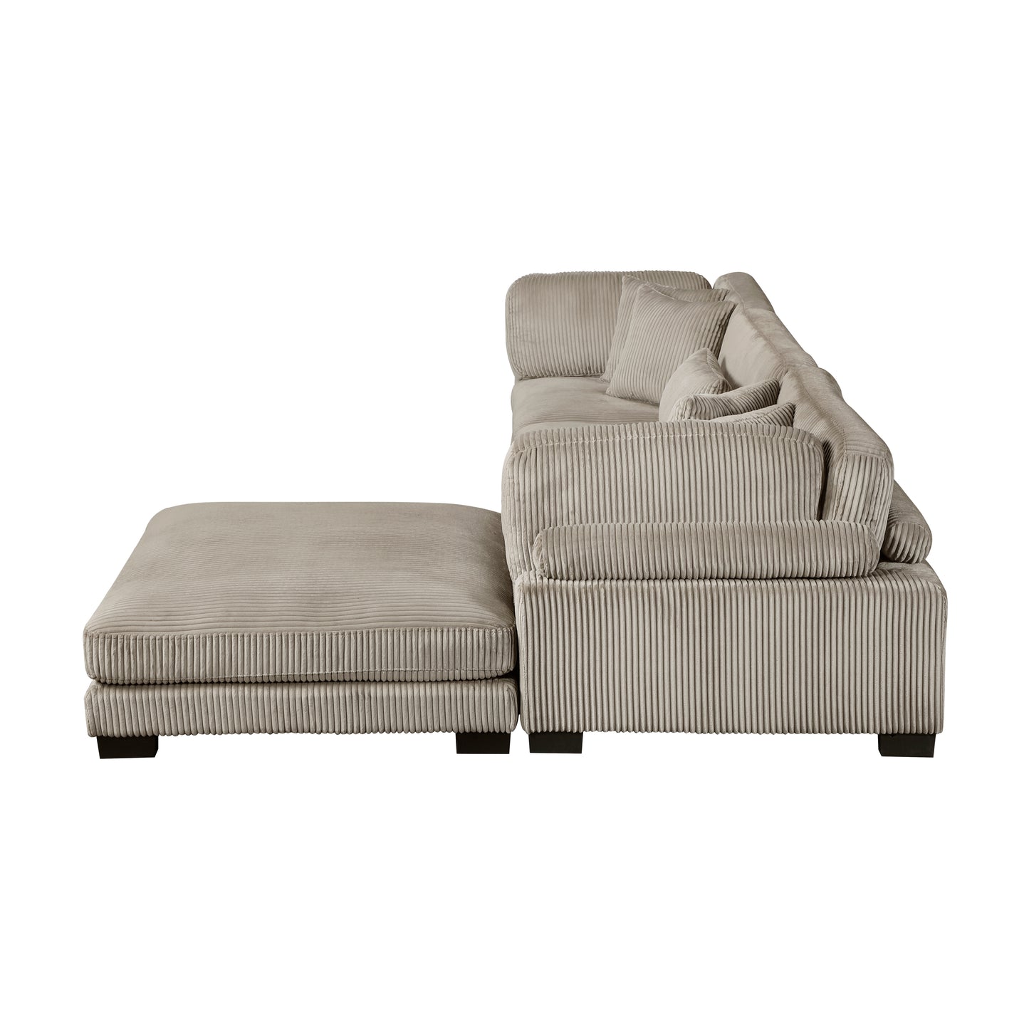 8555GB*4OT - (4)4-Piece Modular Sectional with Ottoman