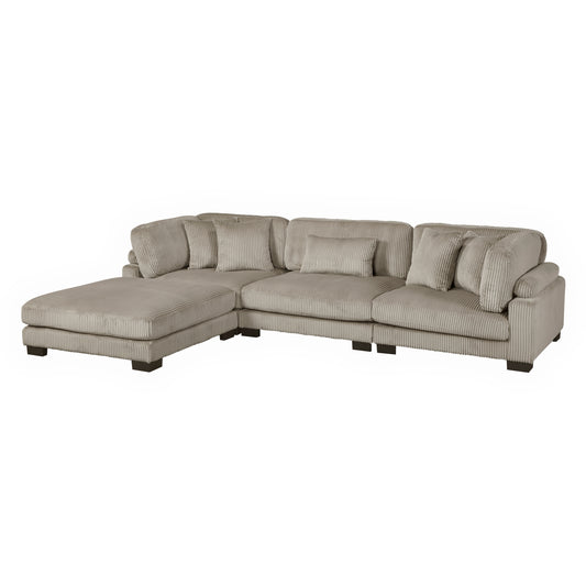 8555GB*4OT - (4)4-Piece Modular Sectional with Ottoman