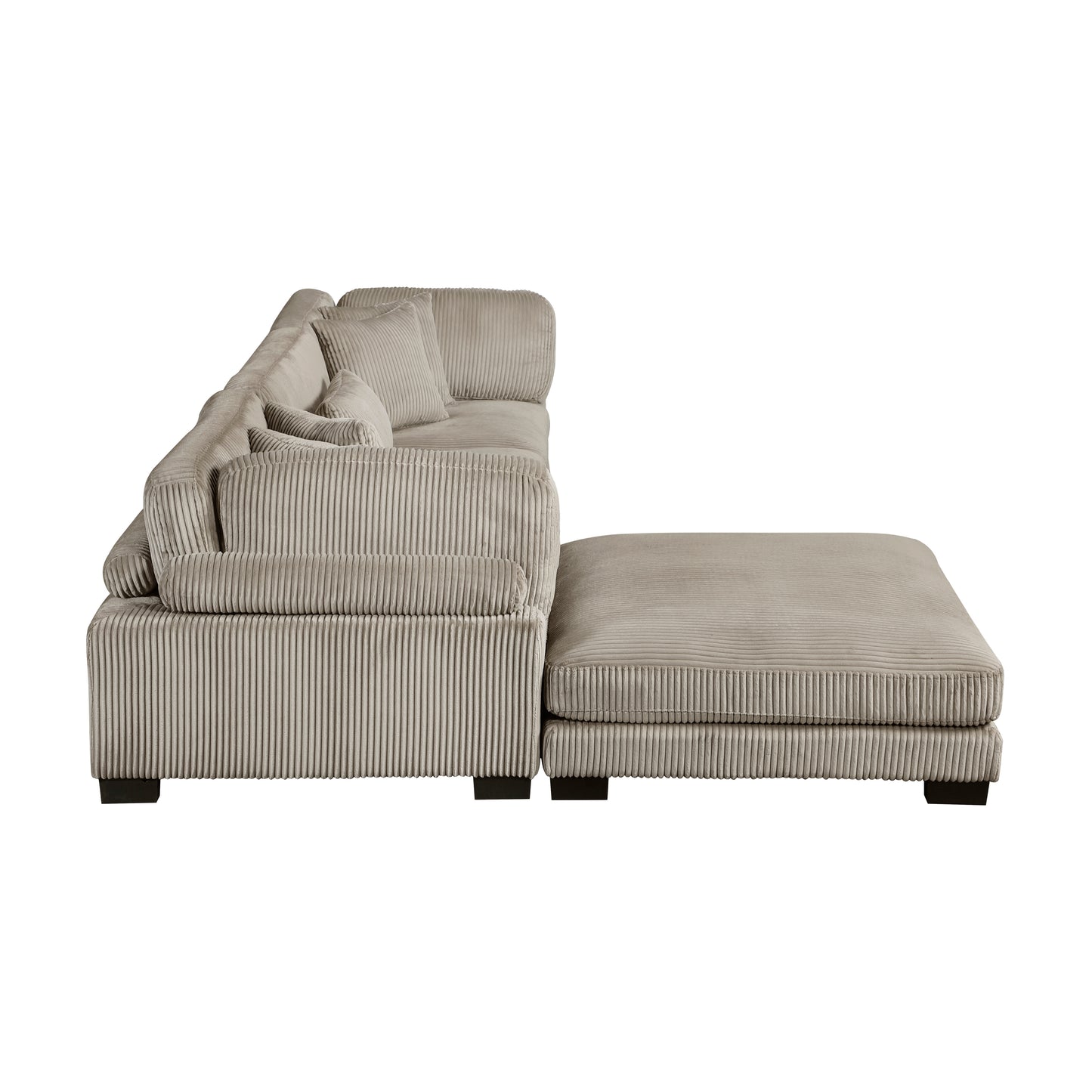 8555GB*4OT - (4)4-Piece Modular Sectional with Ottoman