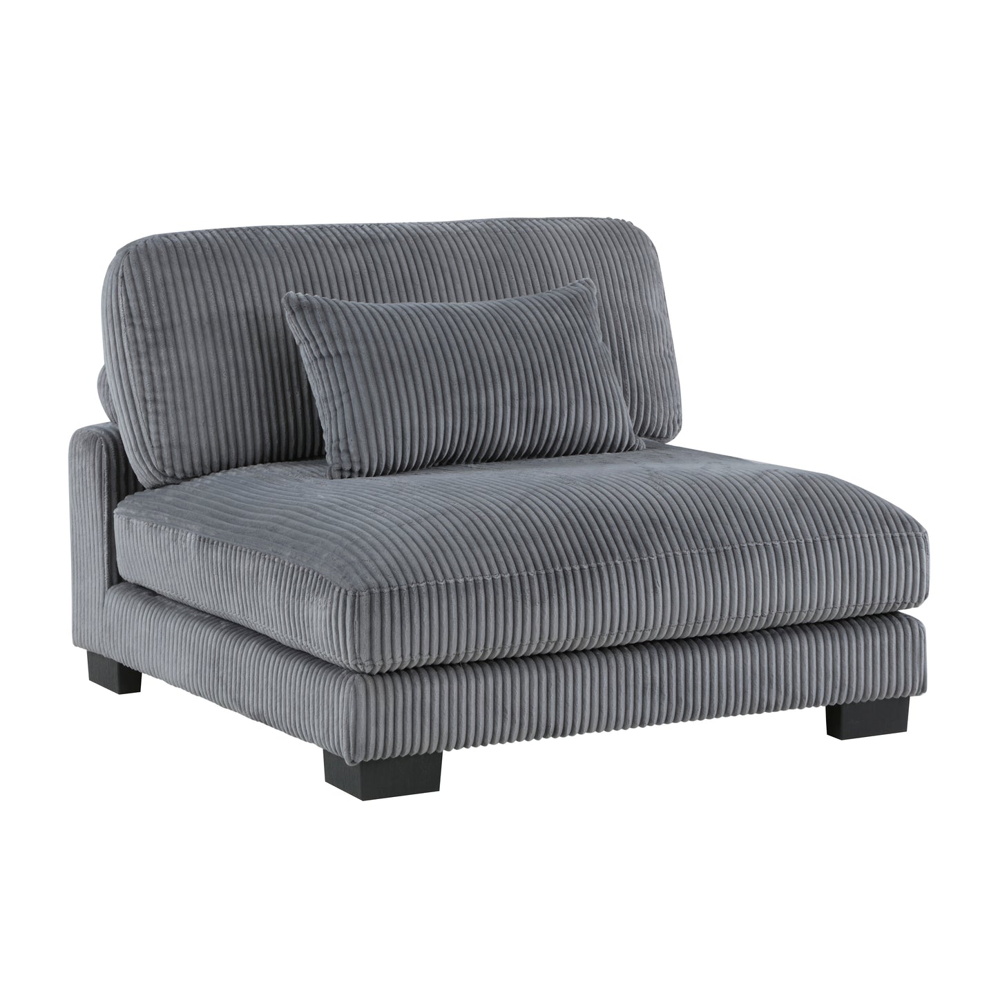 8555GY*2AC2VC - (4)4-Piece Modular Sectional with Reversible Chaise