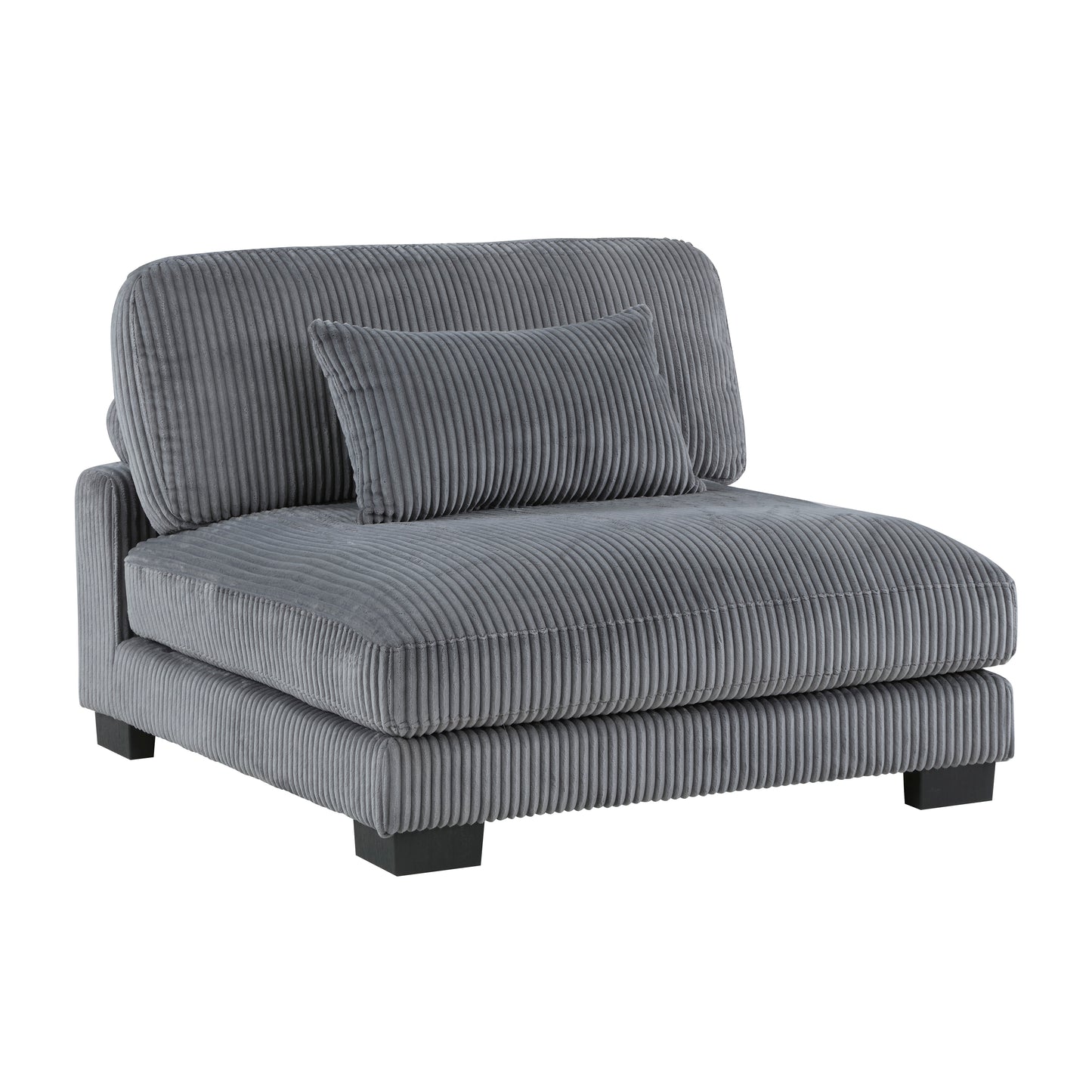 8555GY*4OT - (4)4-Piece Modular Sectional with Ottoman