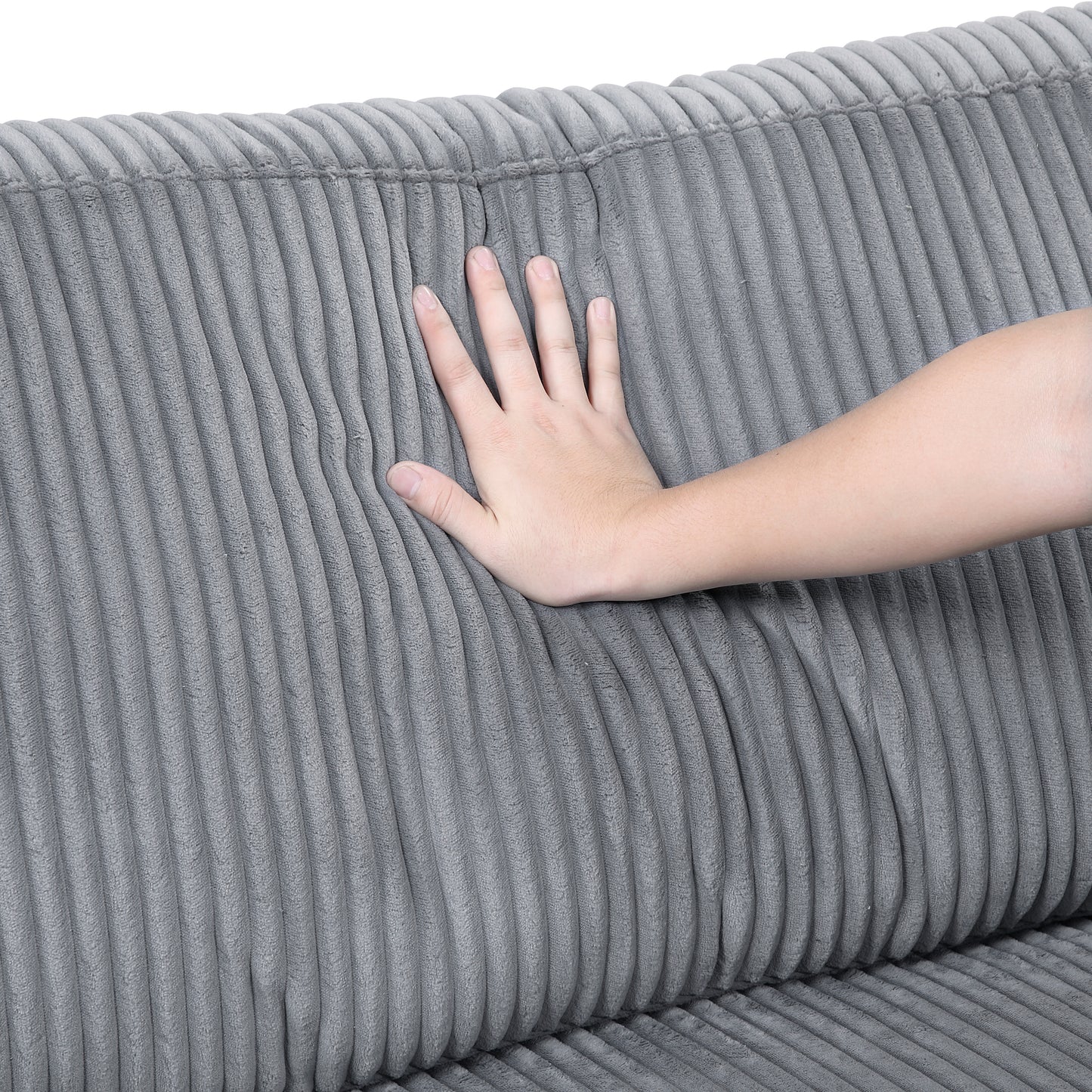 8555GY*5SC - (5)5-Piece Modular Sectional