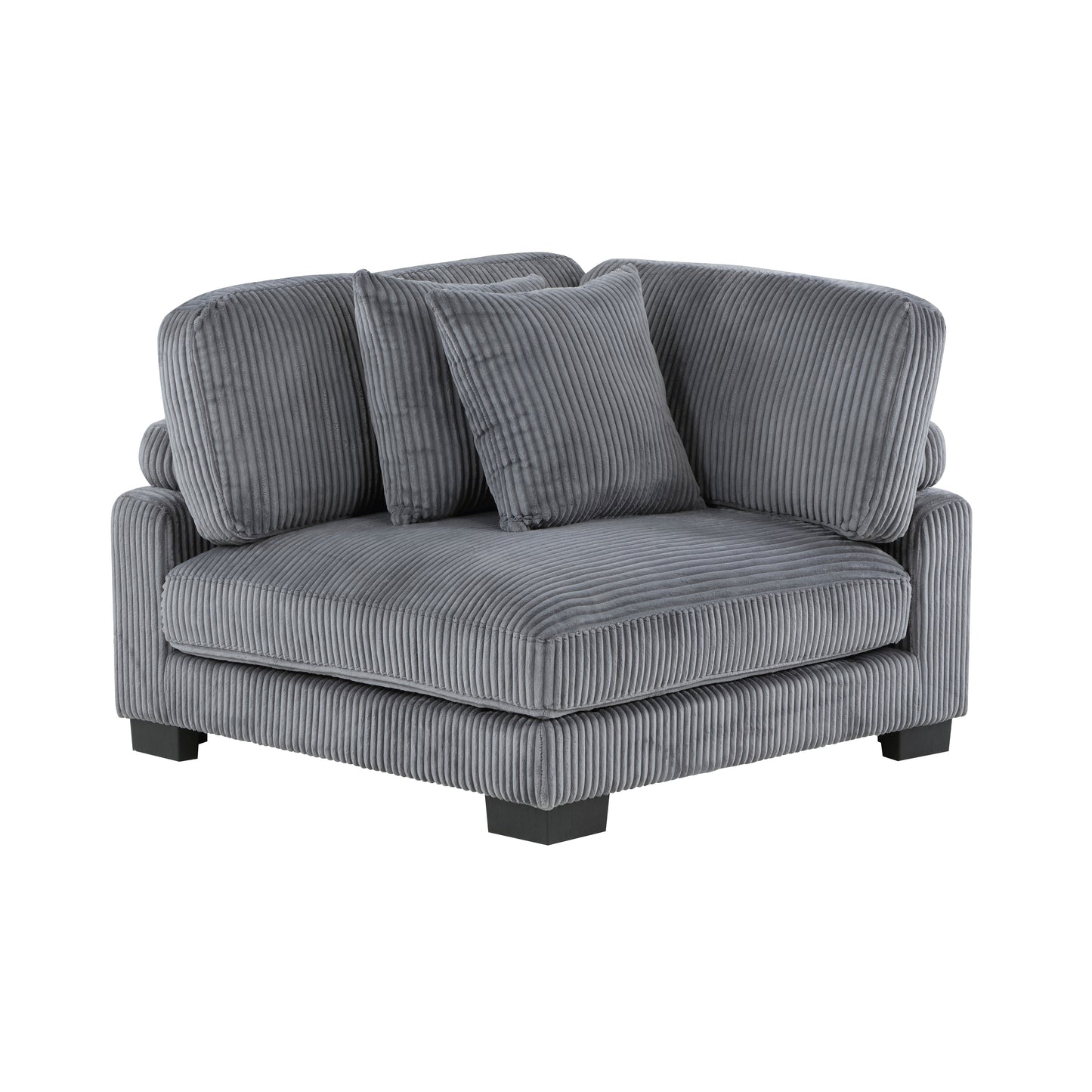 8555GY*4OT - (4)4-Piece Modular Sectional with Ottoman