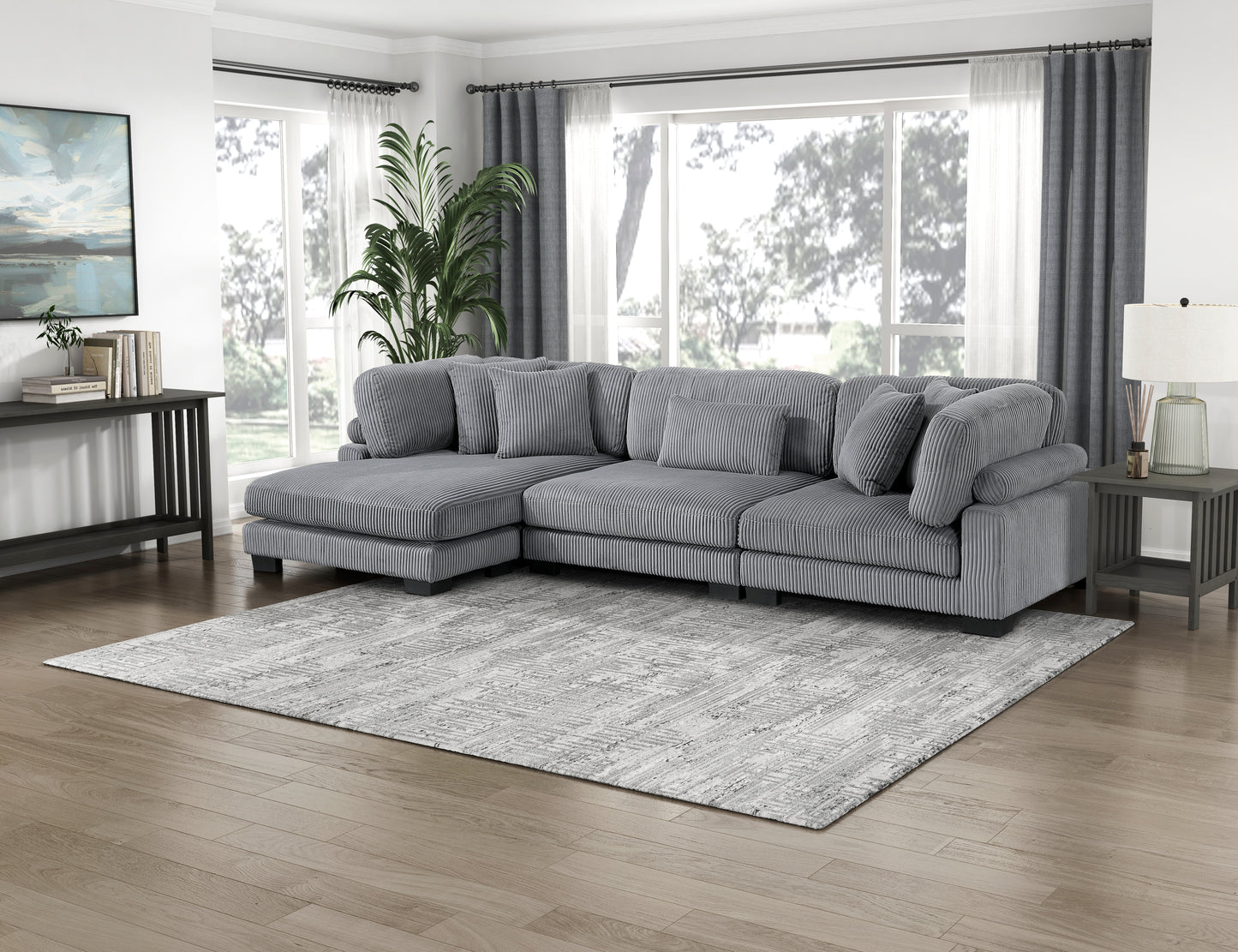 8555GY-VC - Reversible Chaise