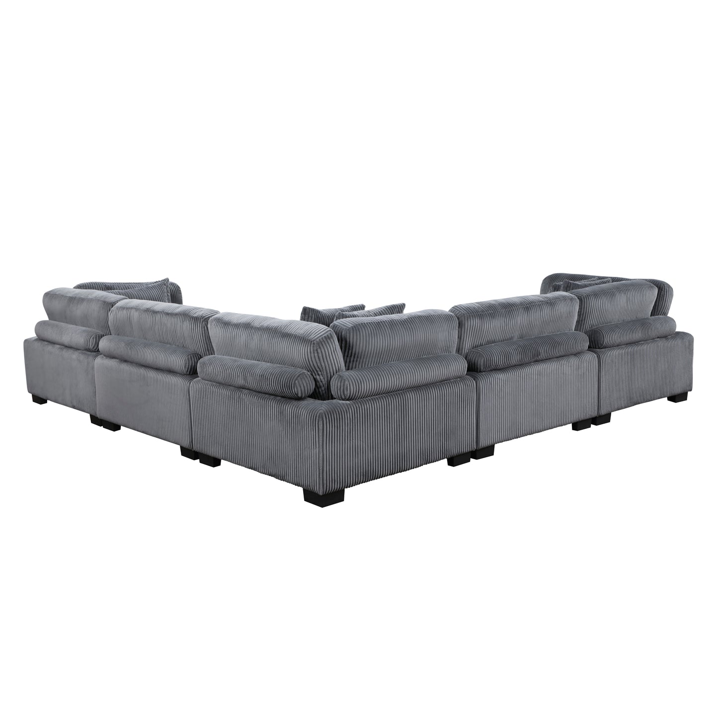 8555GY*2AC3CR - (5)5-Piece Modular Sectional