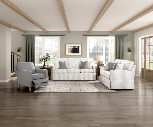 8557GY-1PB - Push Back Reclining Chair