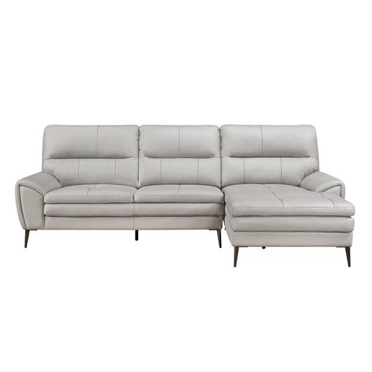 8577GY*SC - (2)2-Piece Sectional with Right Chaise
