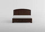 1520CHK-1CK* - (3) California King Platform Bed with Footboard Storage