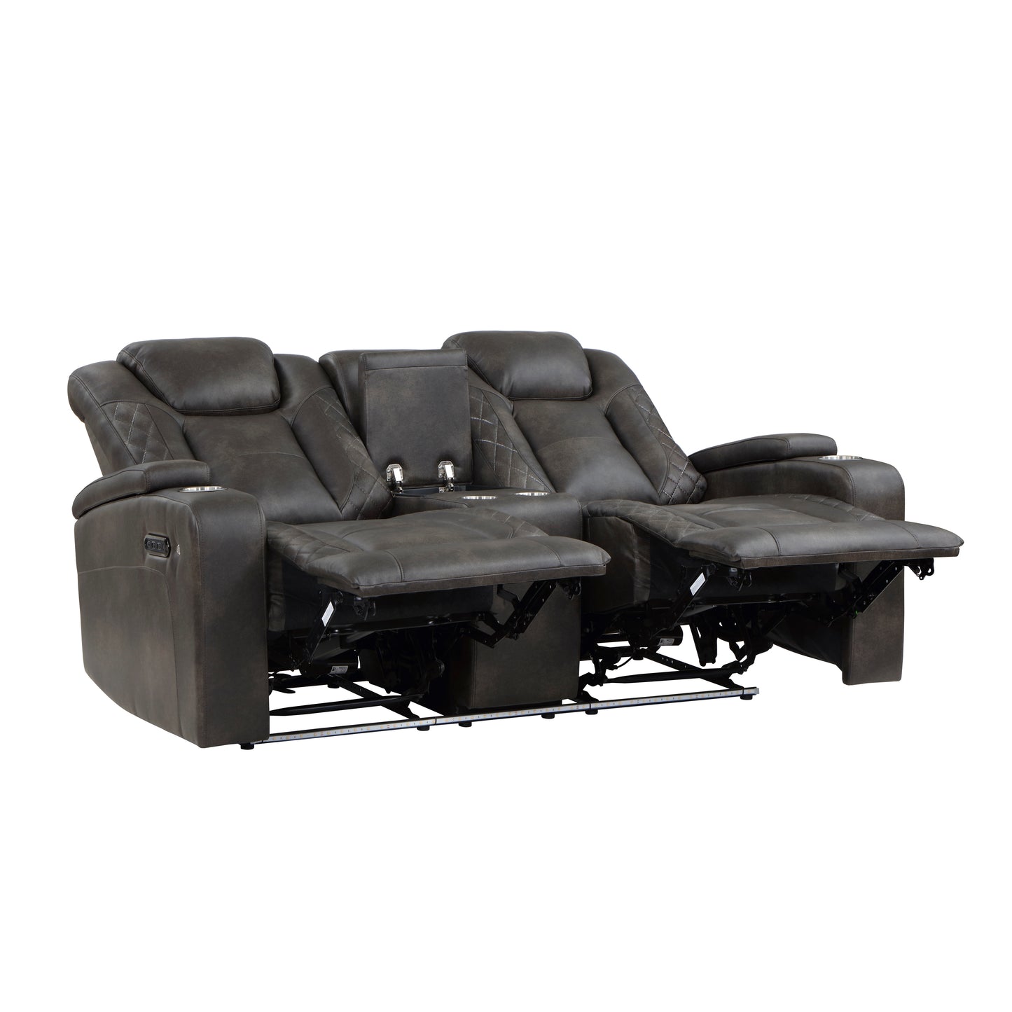 9211BRG*2PWH - 2pc Set: Sofa, Love (Power)