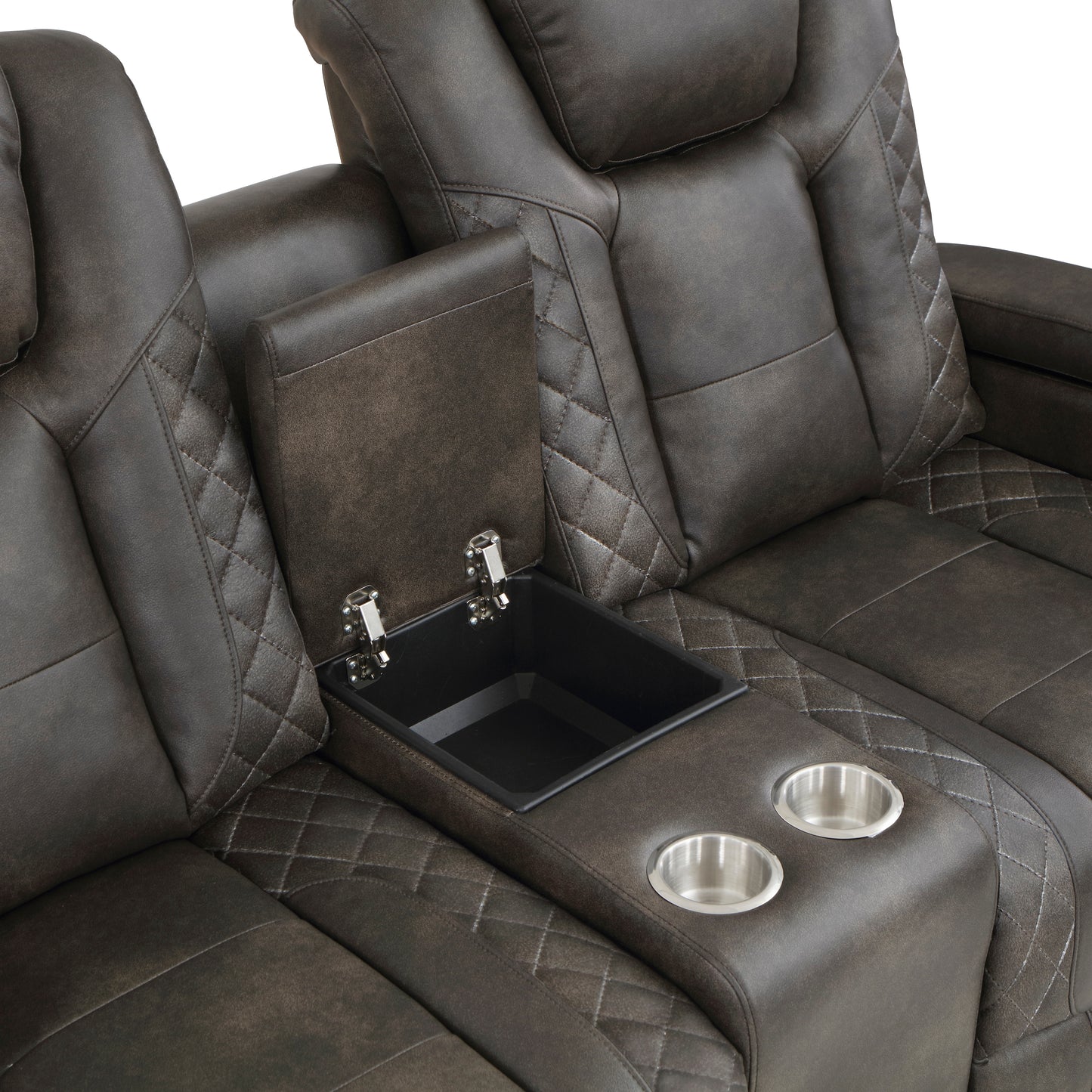 9211BRG*2PWH - 2pc Set: Sofa, Love (Power)