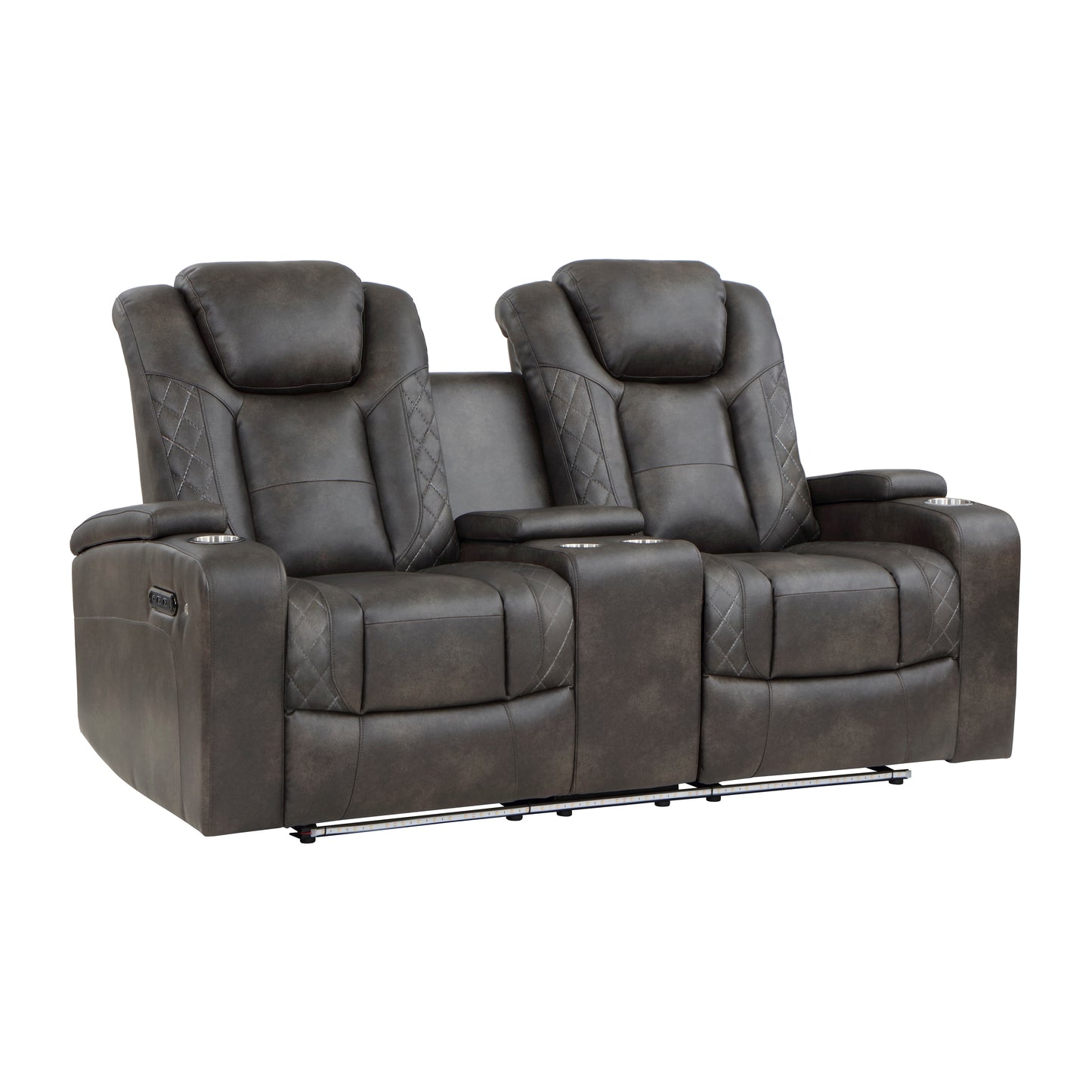 9211BRG*2PWH - 2pc Set: Sofa, Love (Power)