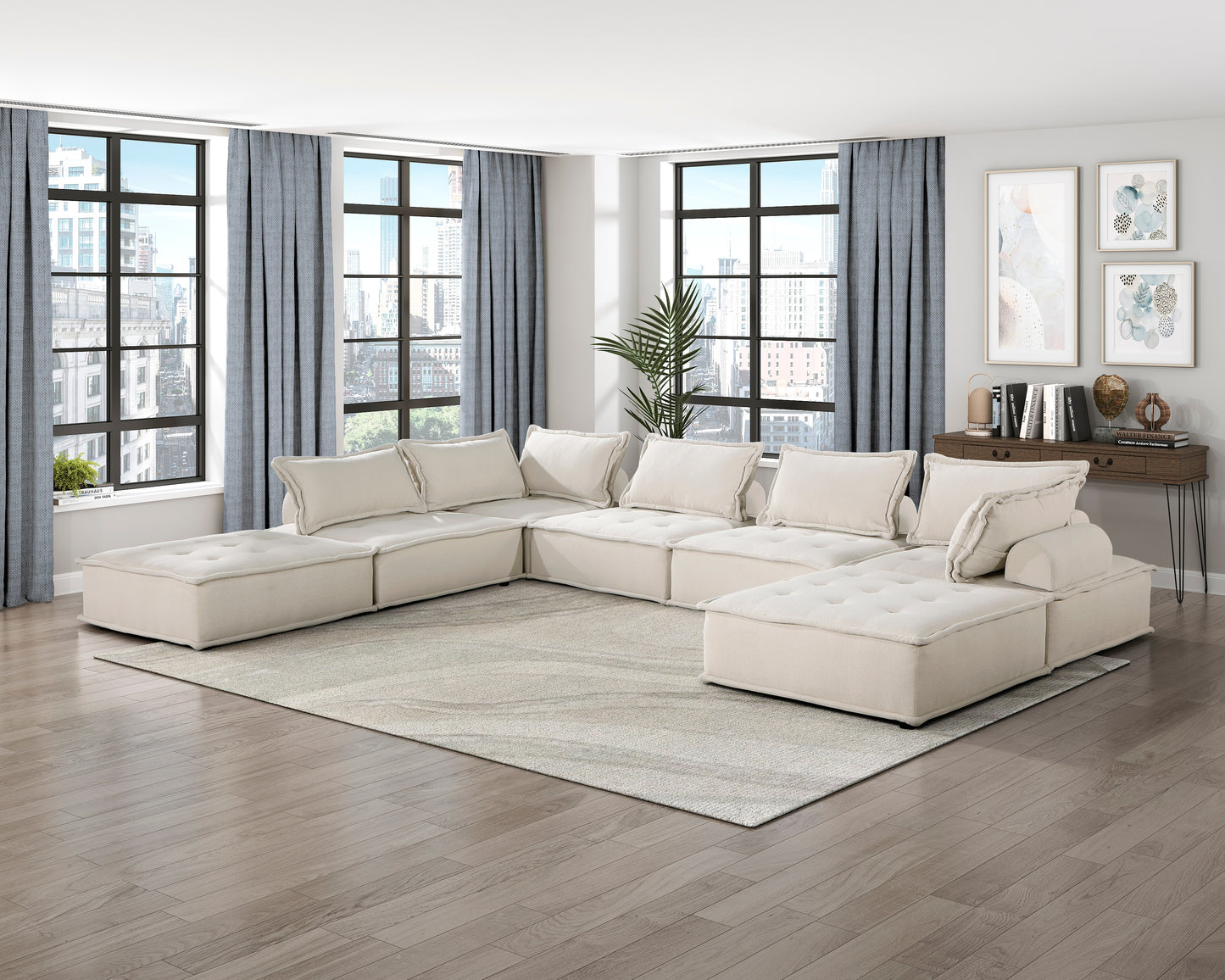 9237BE*7SC - (7)7-Piece Modular Sectional