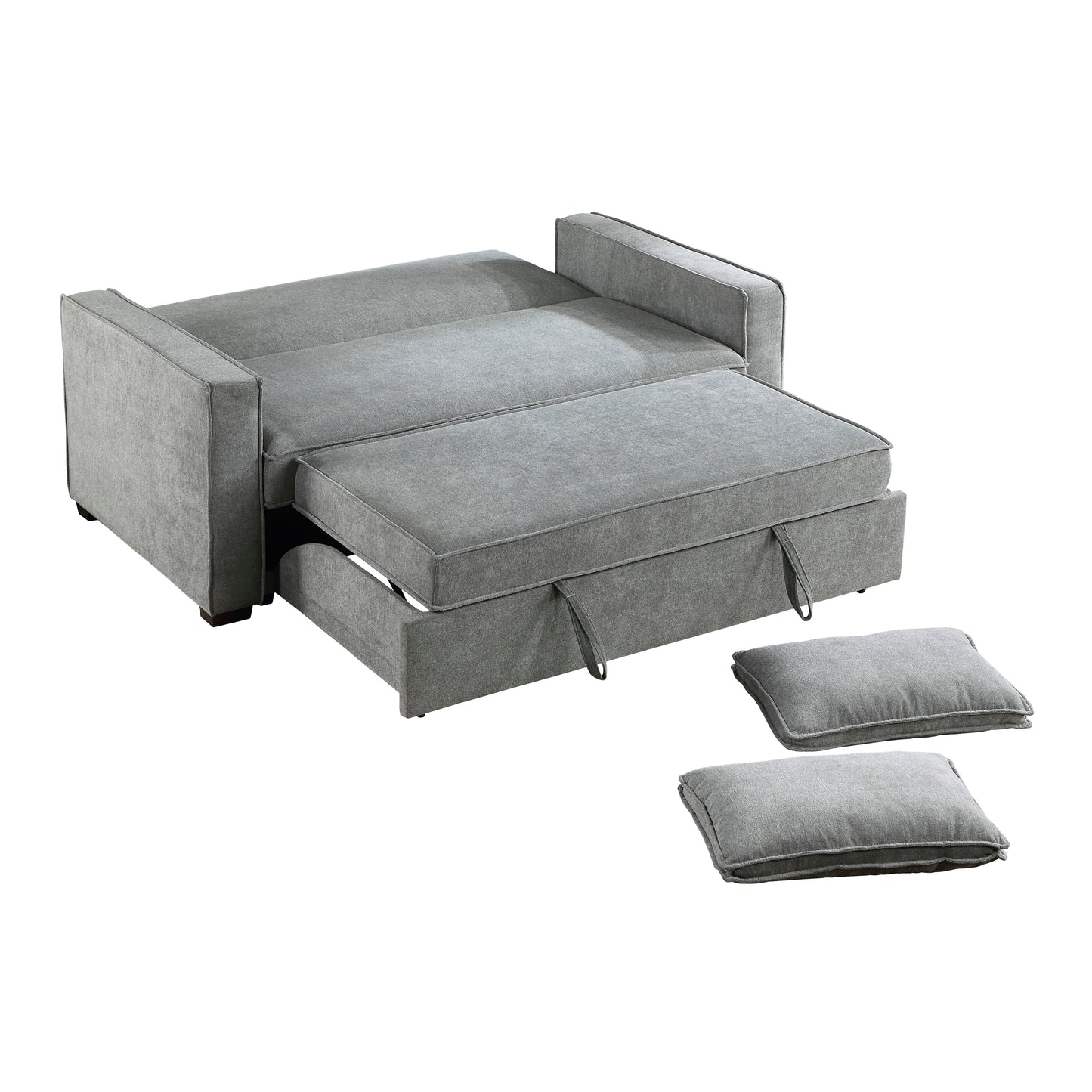 9238GY-3CL - Convertible Studio Sofa with Pull-out Bed