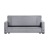 9258 - Convertible Sofa with Hidden Storage, Cup Holders and Charging Ports