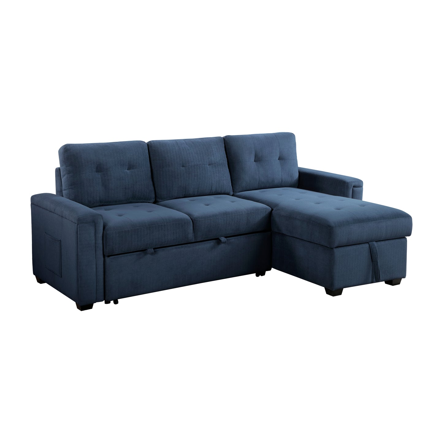 9259*SC - (2)Reversible Sectional with Hidden Storage and Pull-out Bed