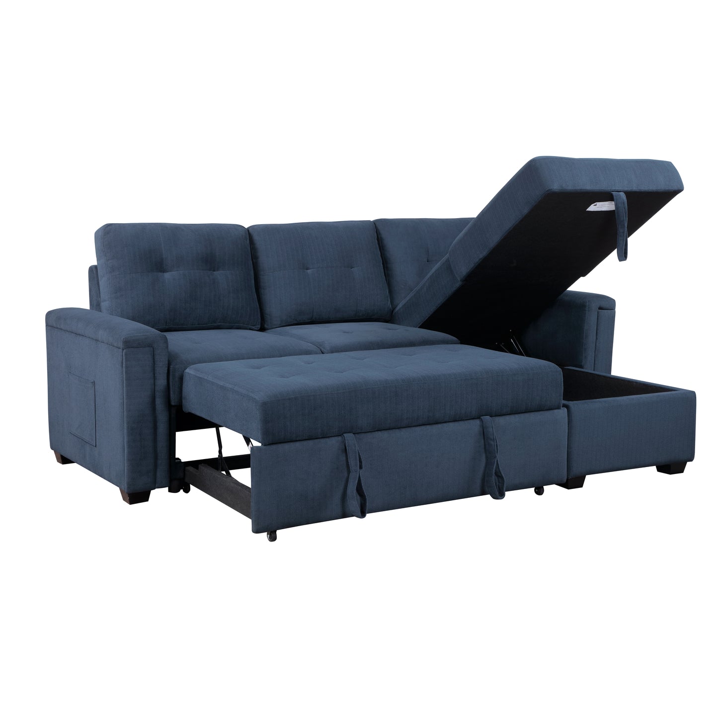 9259*SC - (2)Reversible Sectional with Hidden Storage and Pull-out Bed