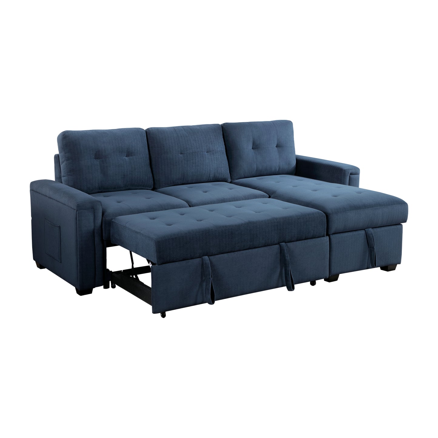 9259*SC - (2)Reversible Sectional with Hidden Storage and Pull-out Bed