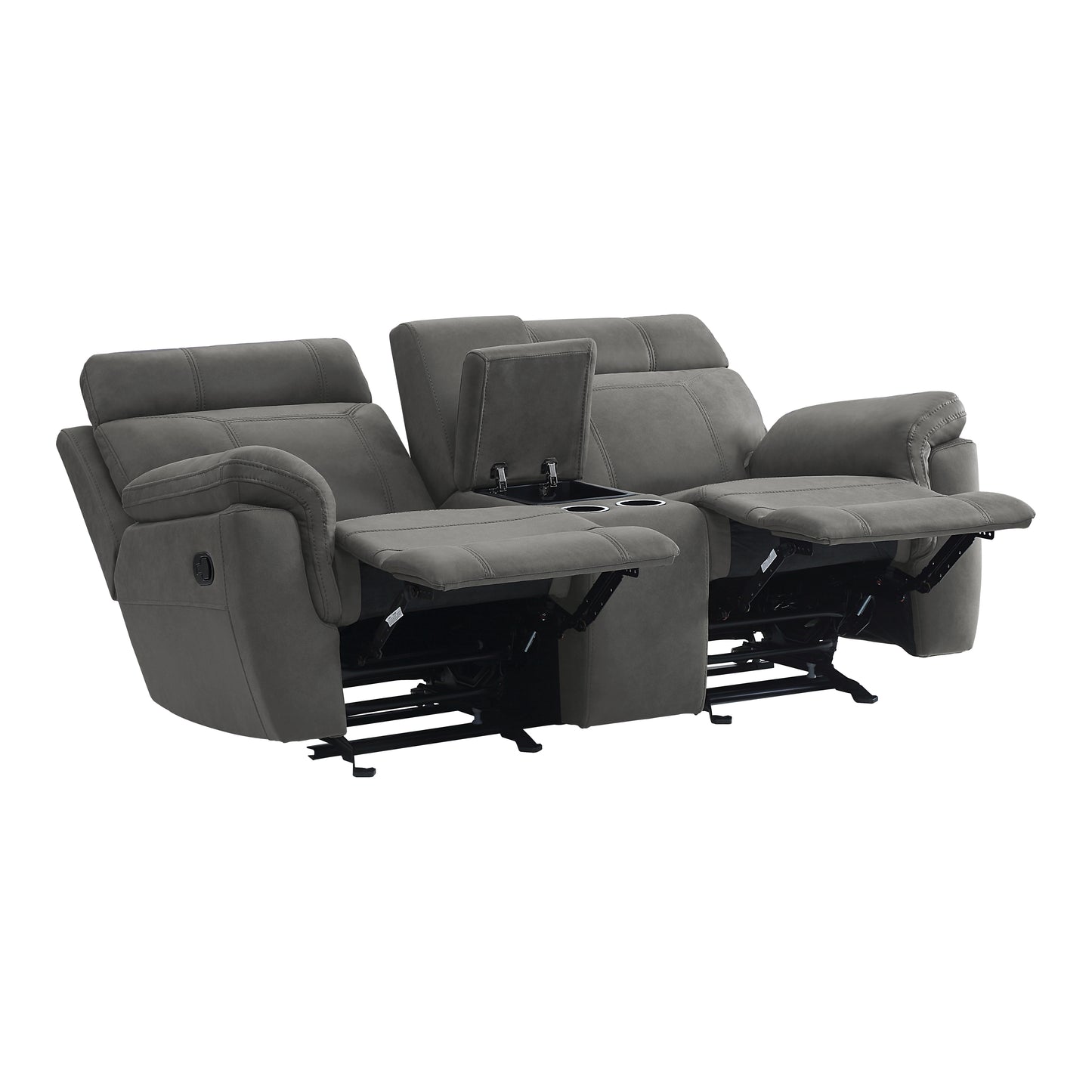 9301GRY*2 - 2pc Set: Sofa, Love