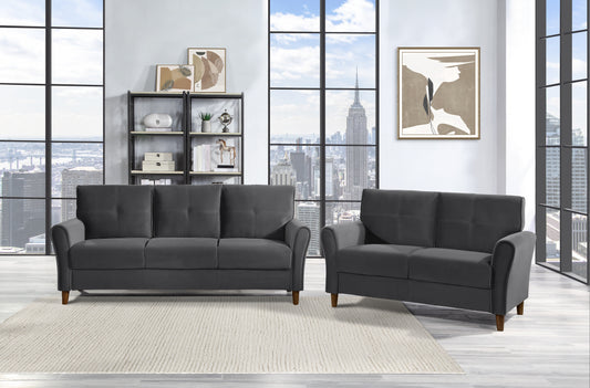 9348GRY-2 - Love Seat