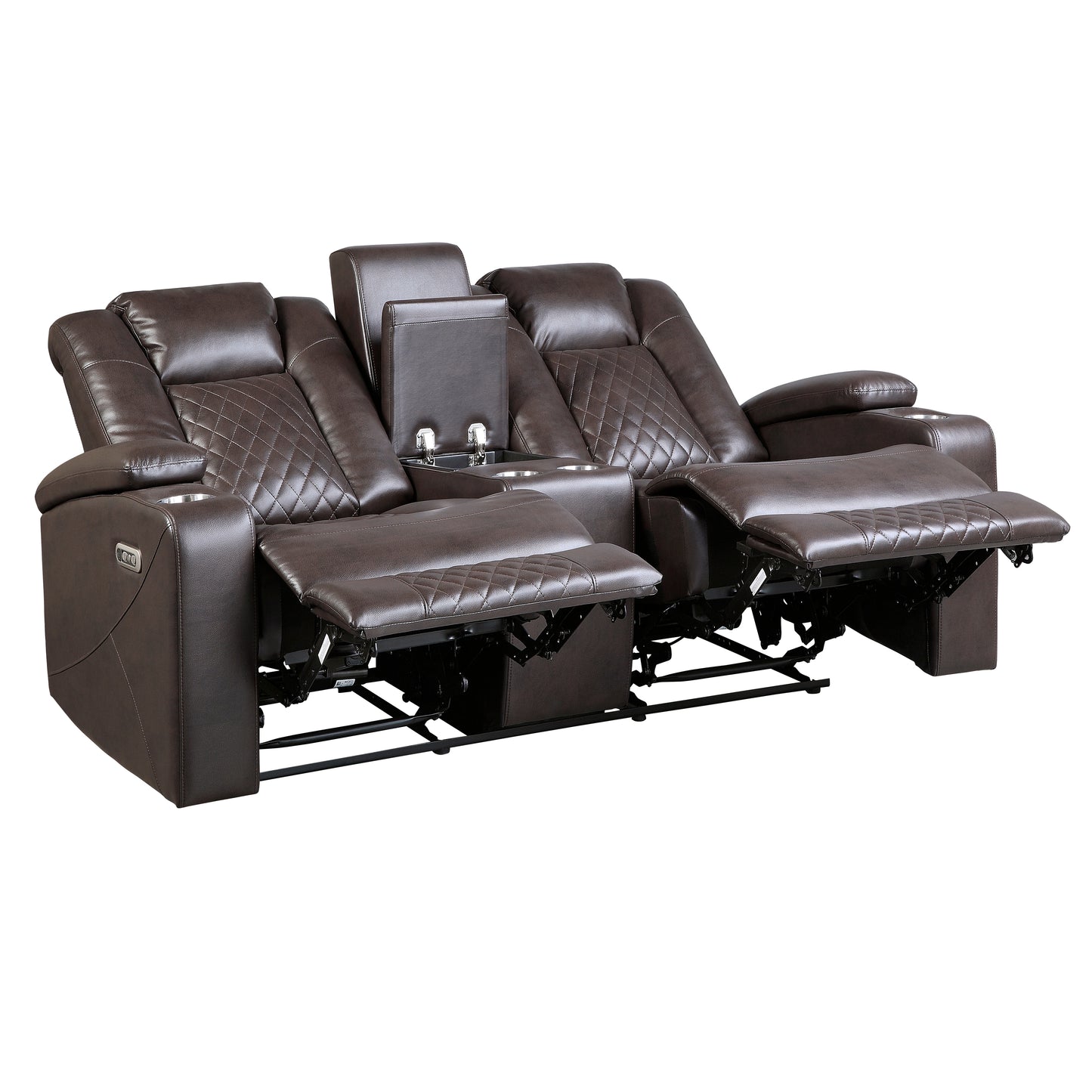 9366DB*2PWH - 2pc Set: Sofa, Love (Power)
