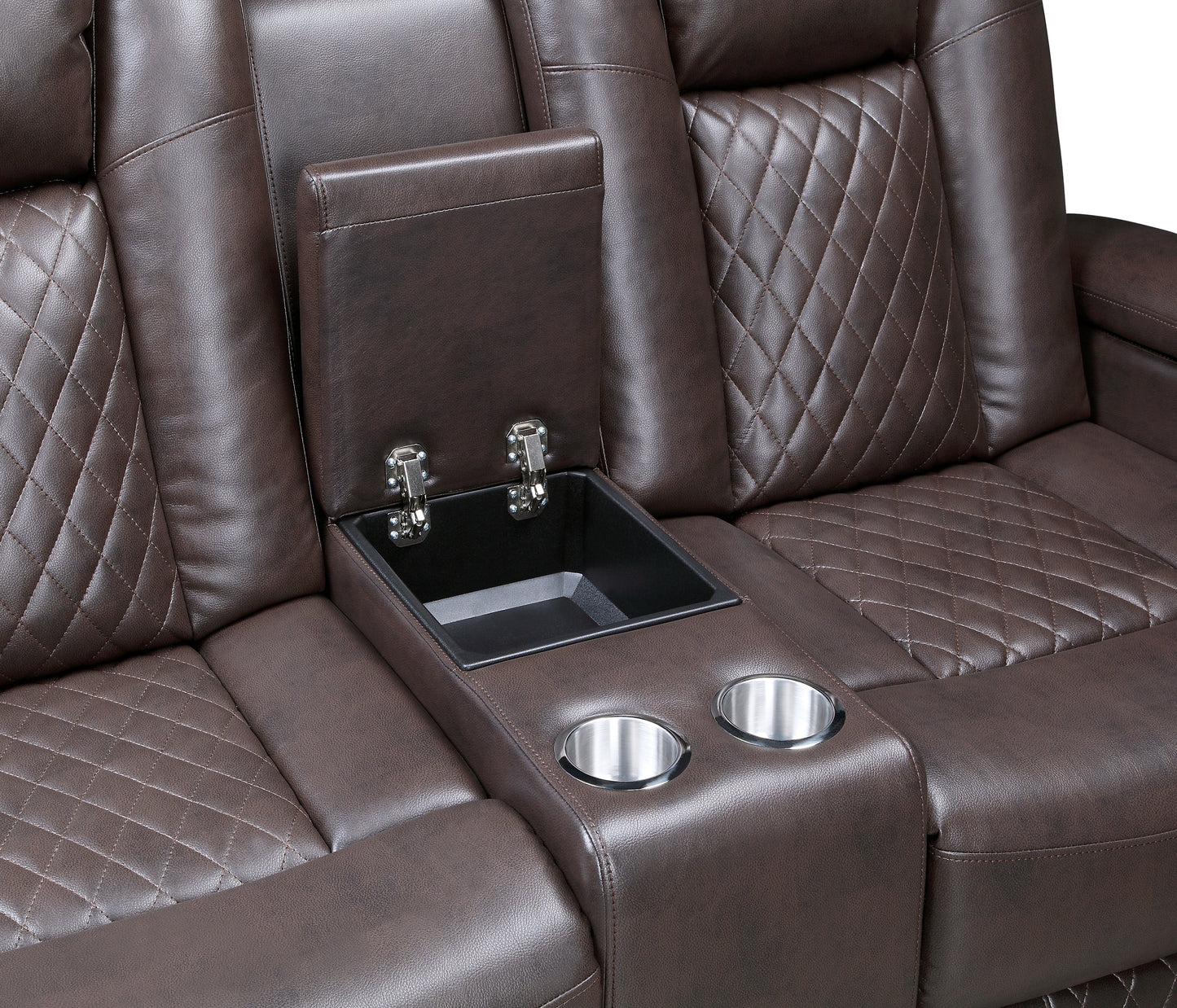 9366DB*2PWH - 2pc Set: Sofa, Love (Power)