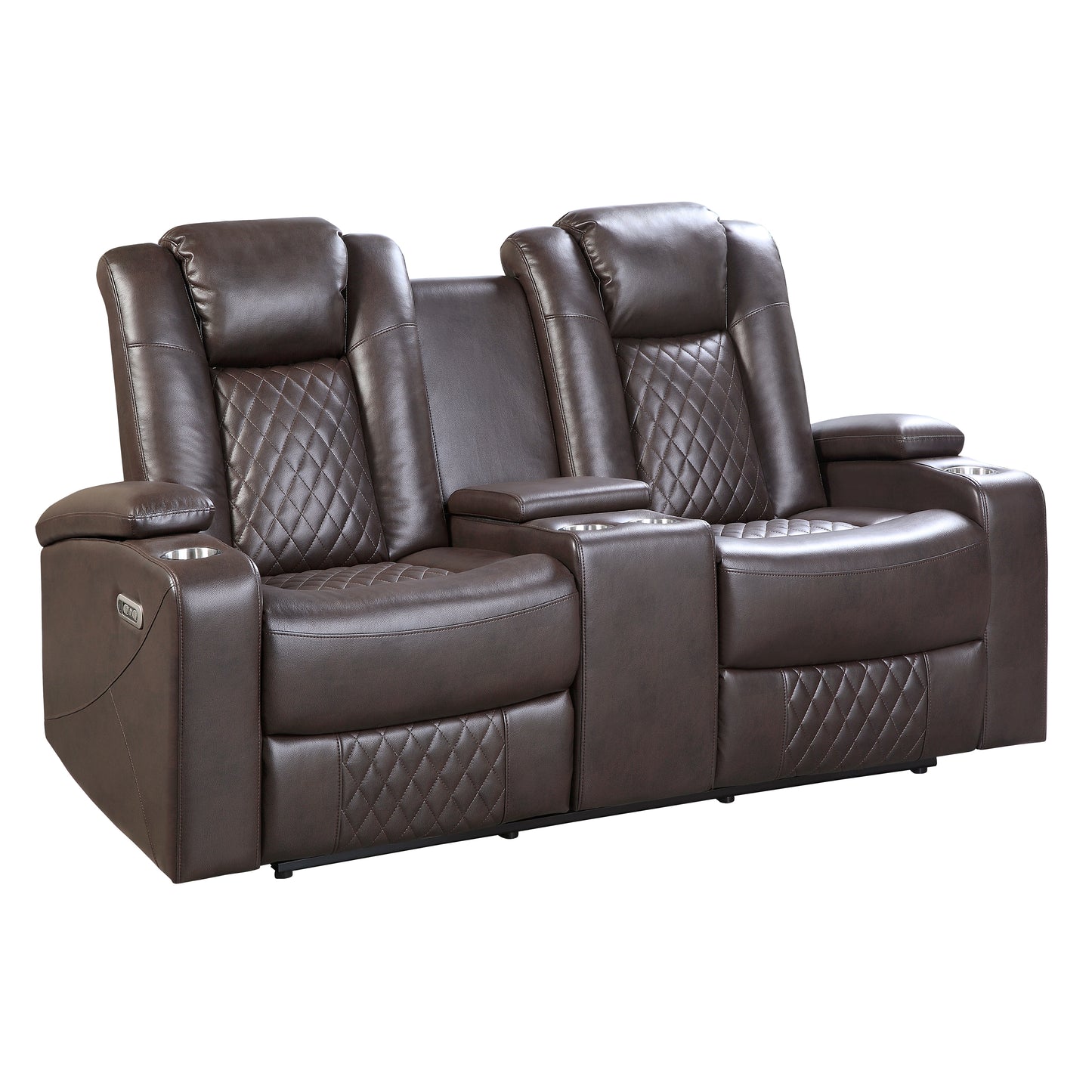 9366DB*2PWH - 2pc Set: Sofa, Love (Power)