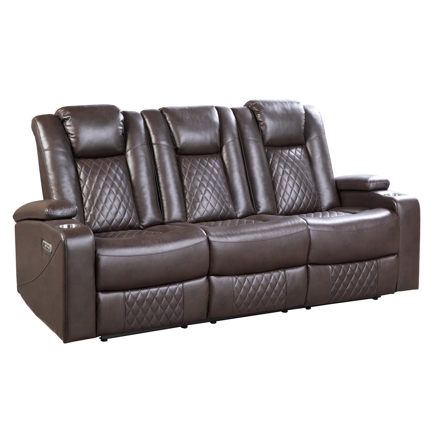 9366DB*2PWH - 2pc Set: Sofa, Love (Power)