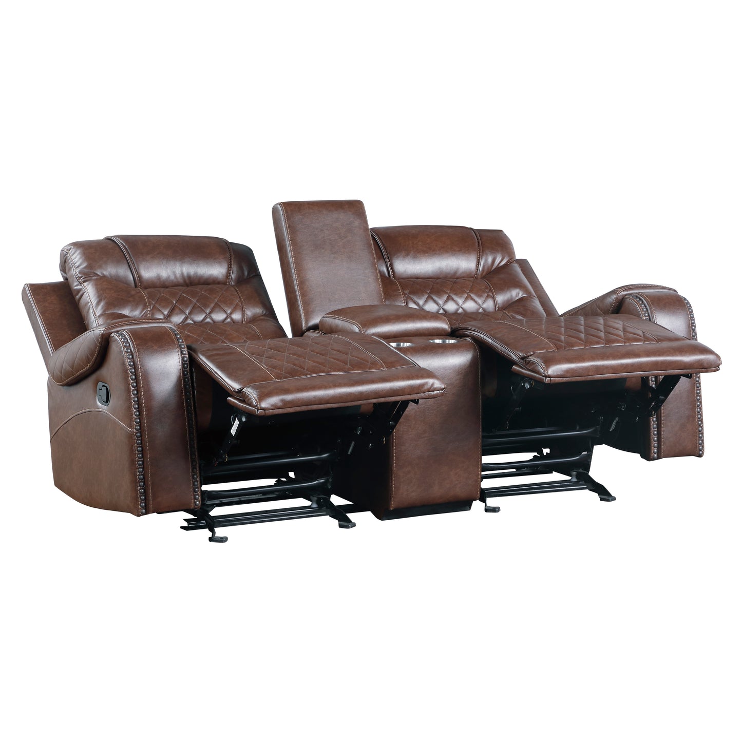 9405BR*2 - 2pc Set: Sofa, Love