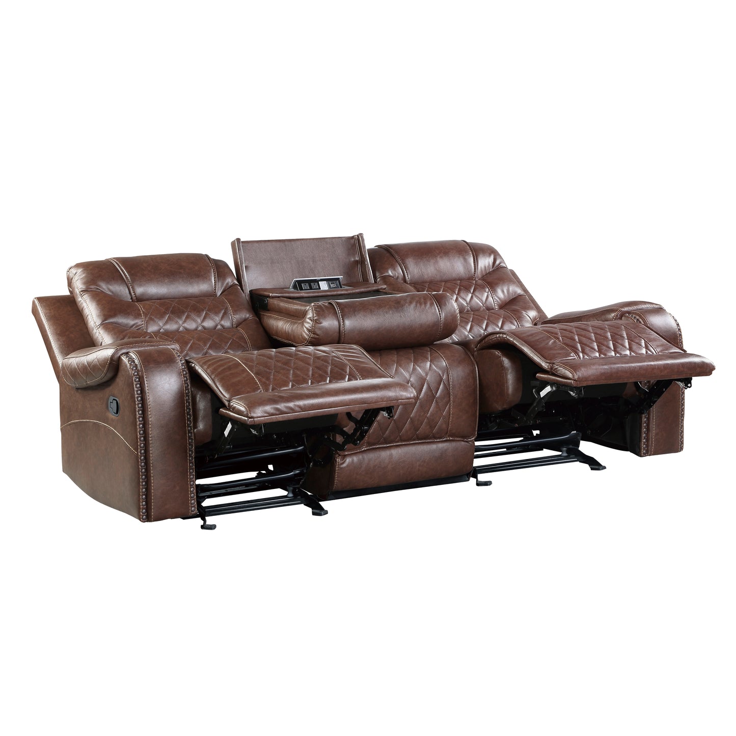 9405BR*2 - 2pc Set: Sofa, Love